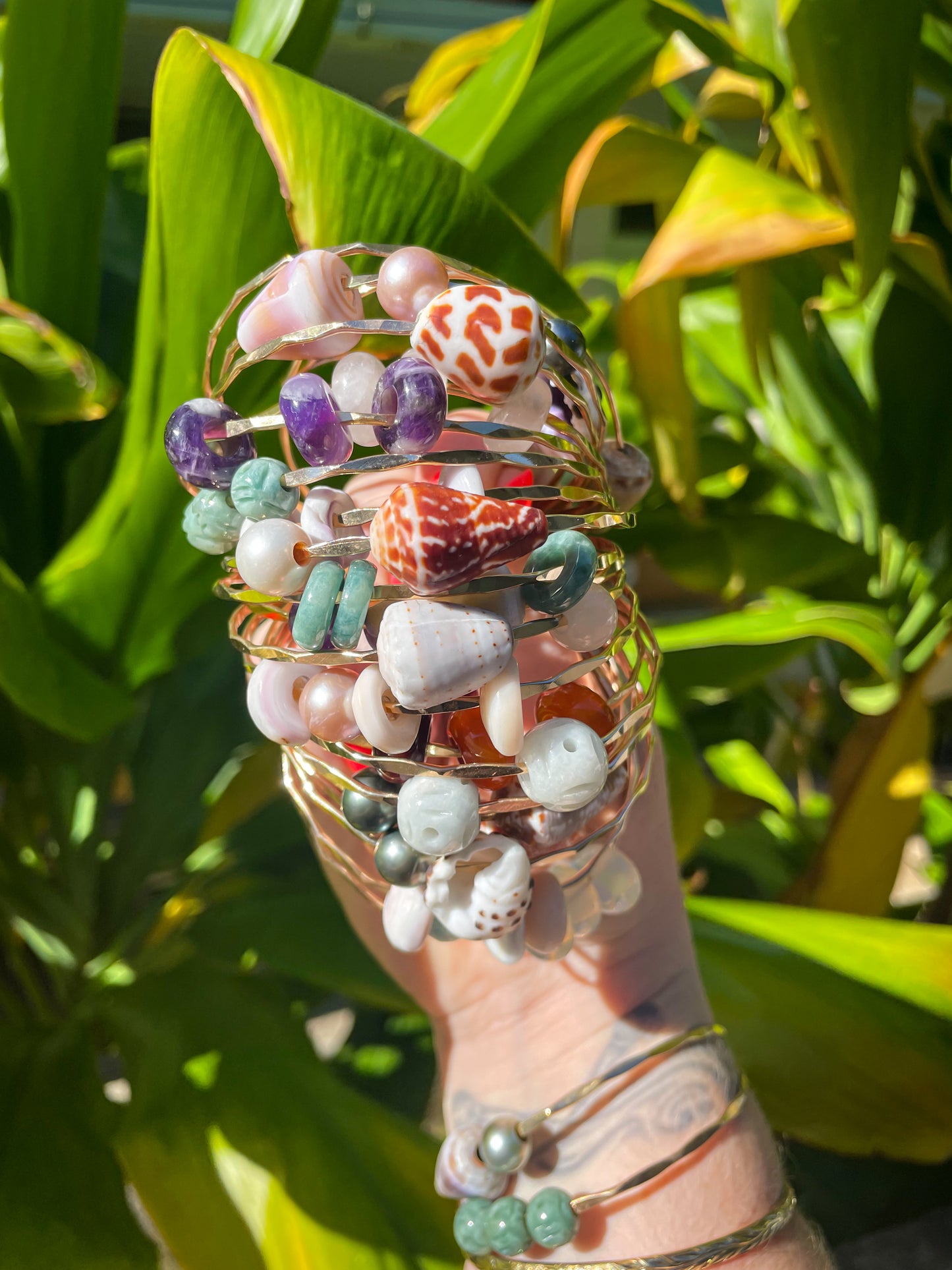 Big Jade Ball Bangle