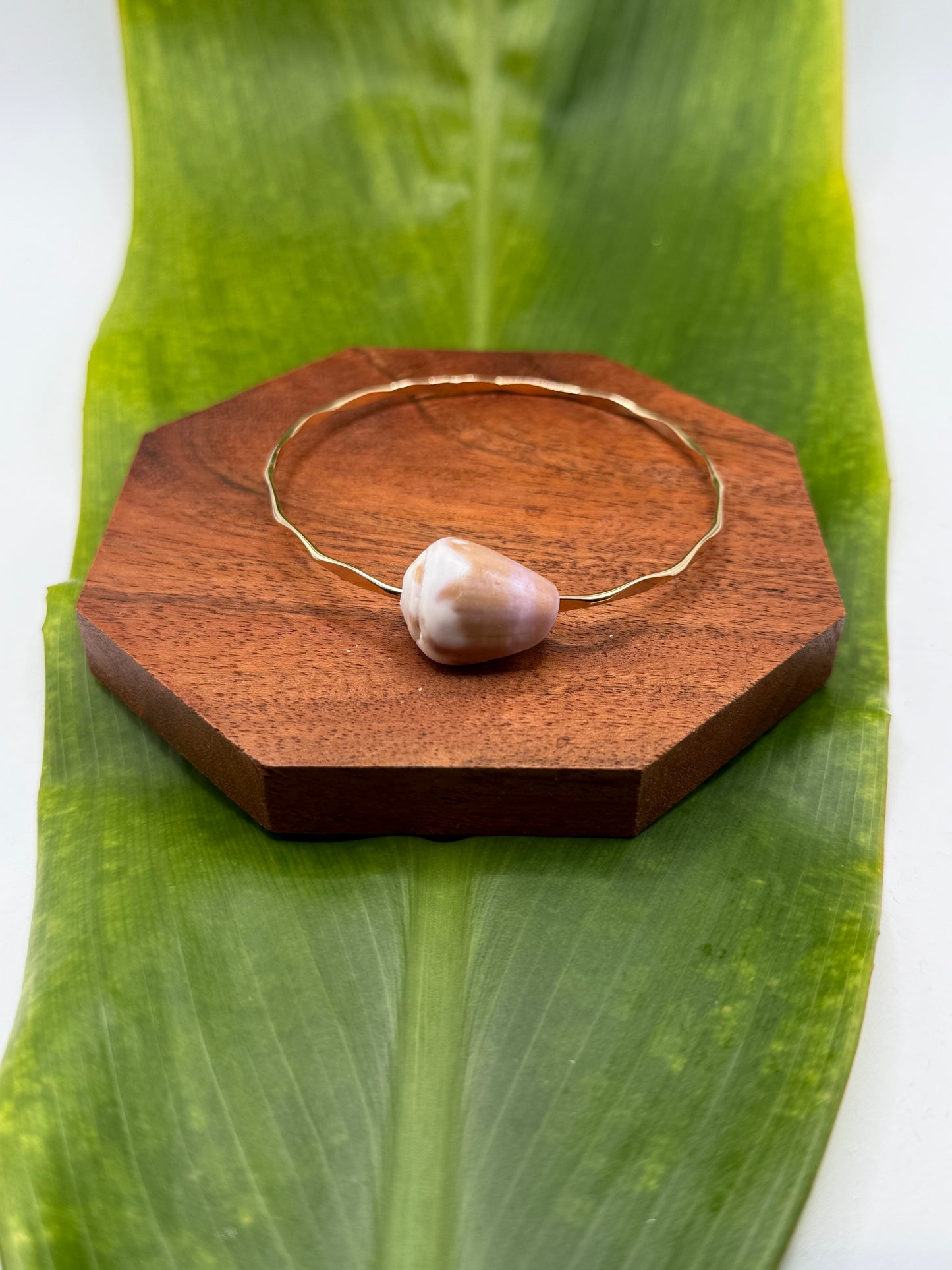 Fiji Bangle Size 8" Gold Filled