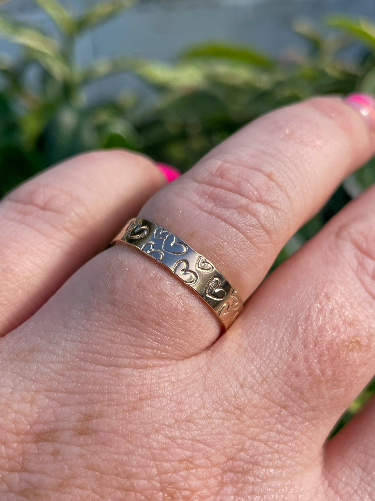 Heart Band Ring