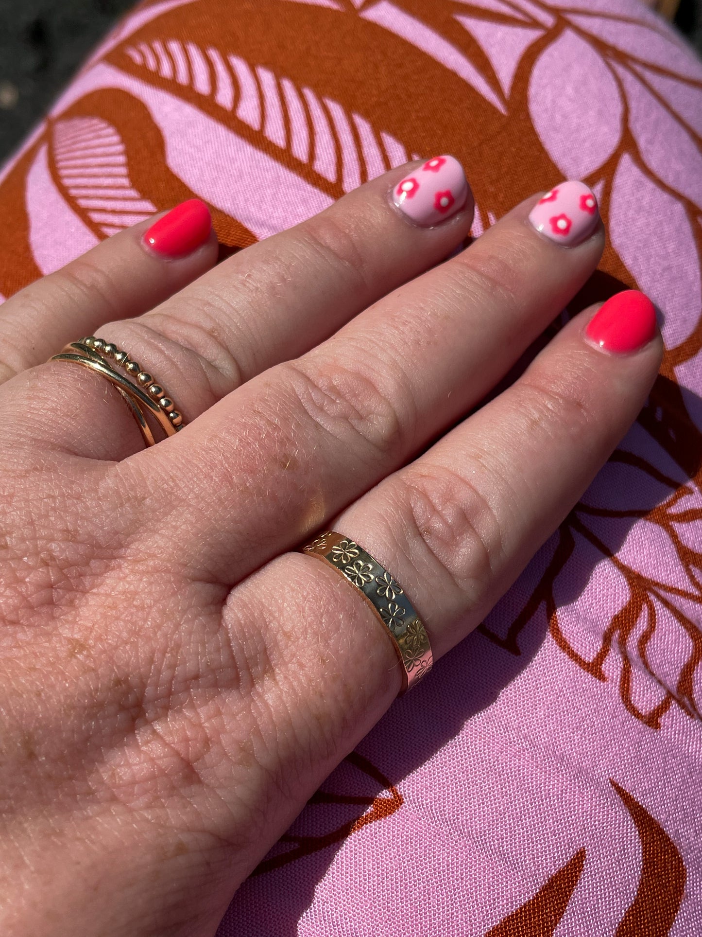 Pua (Flower) Band Ring