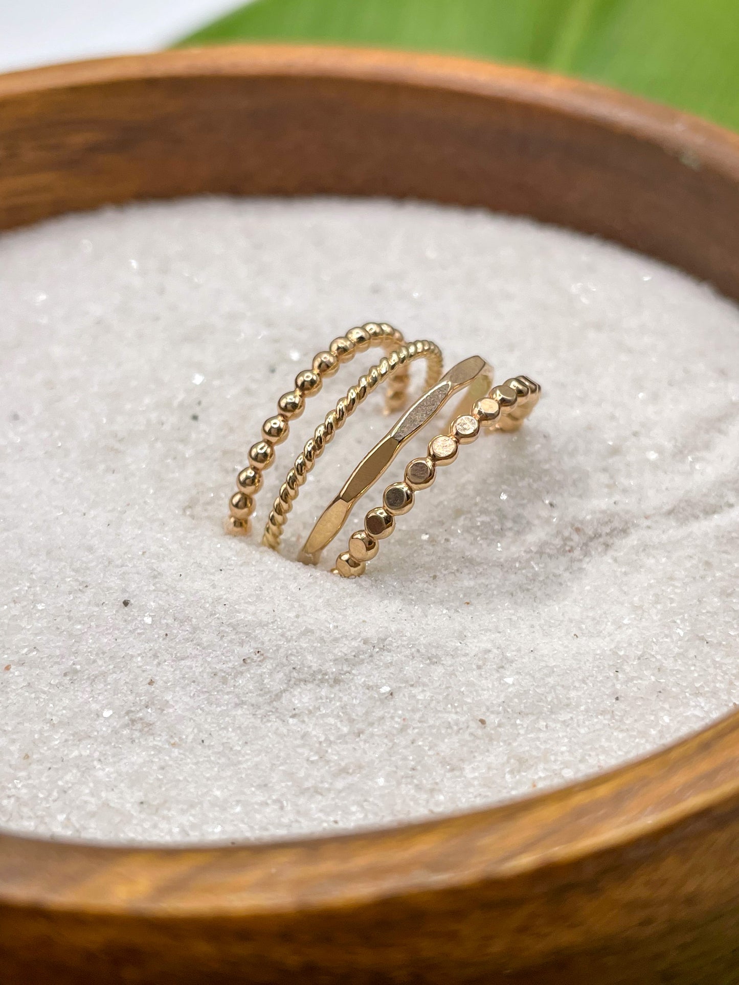 Stacking ring set