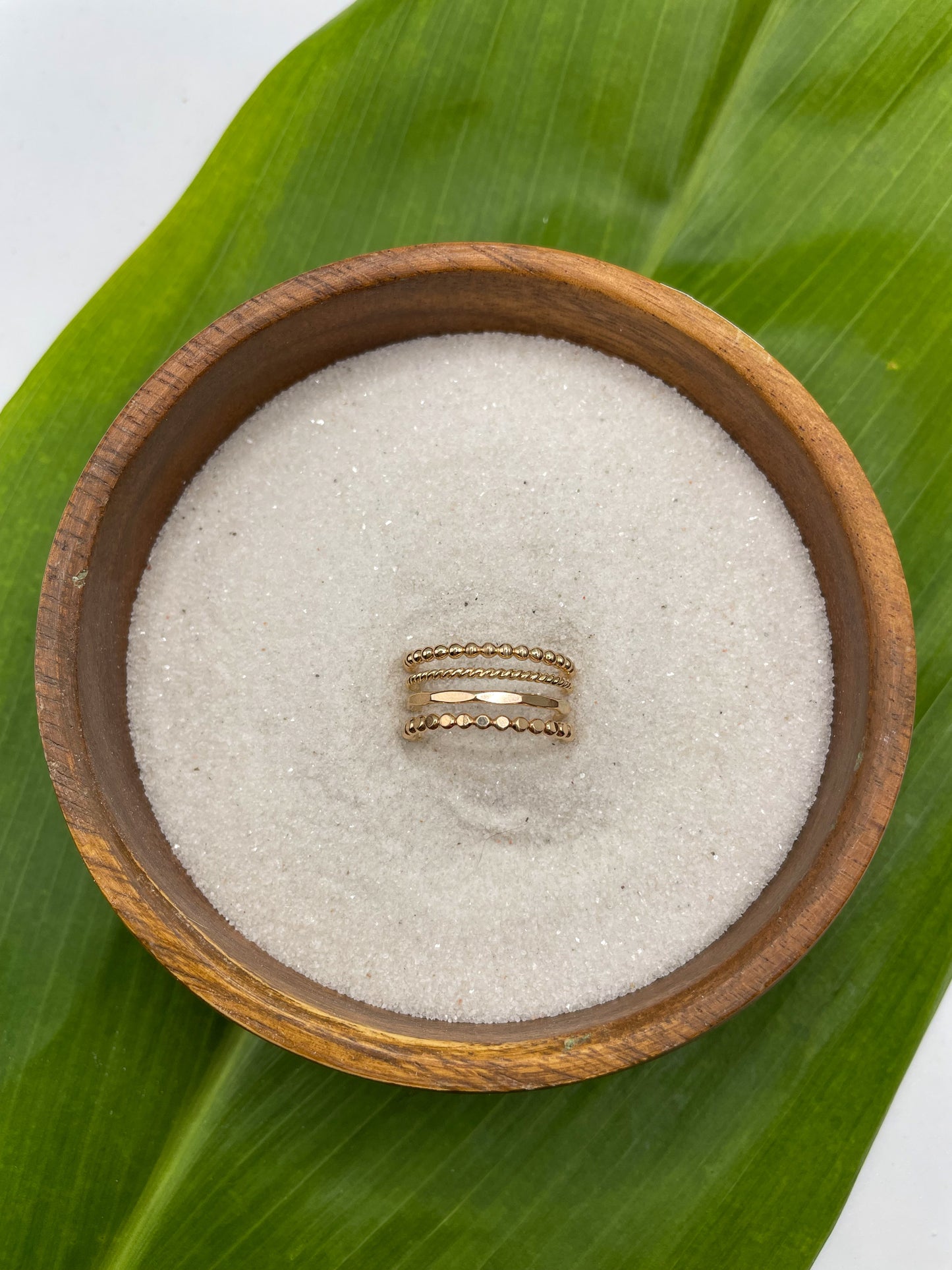 Stacking ring set