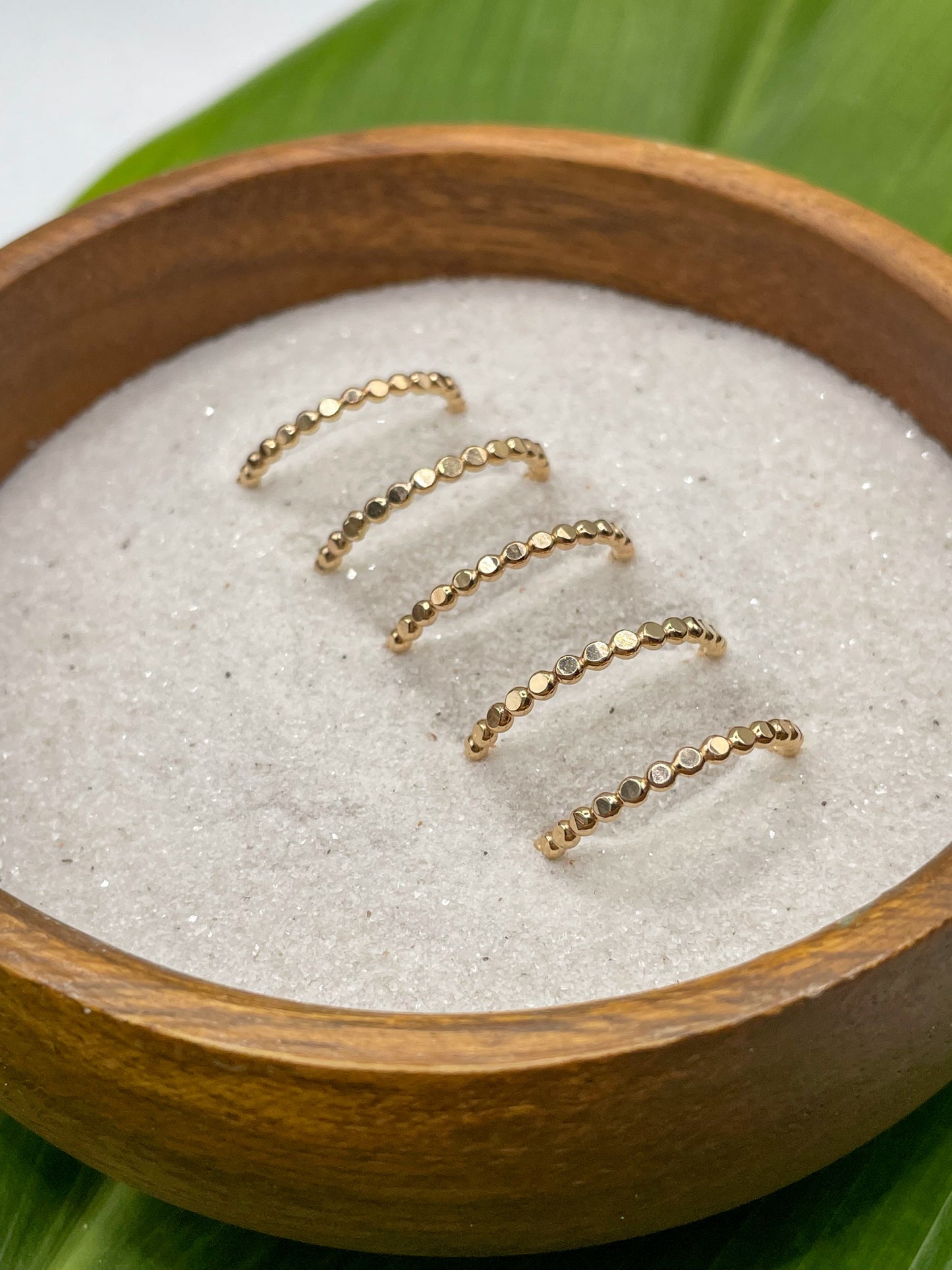 Disc stacking ring