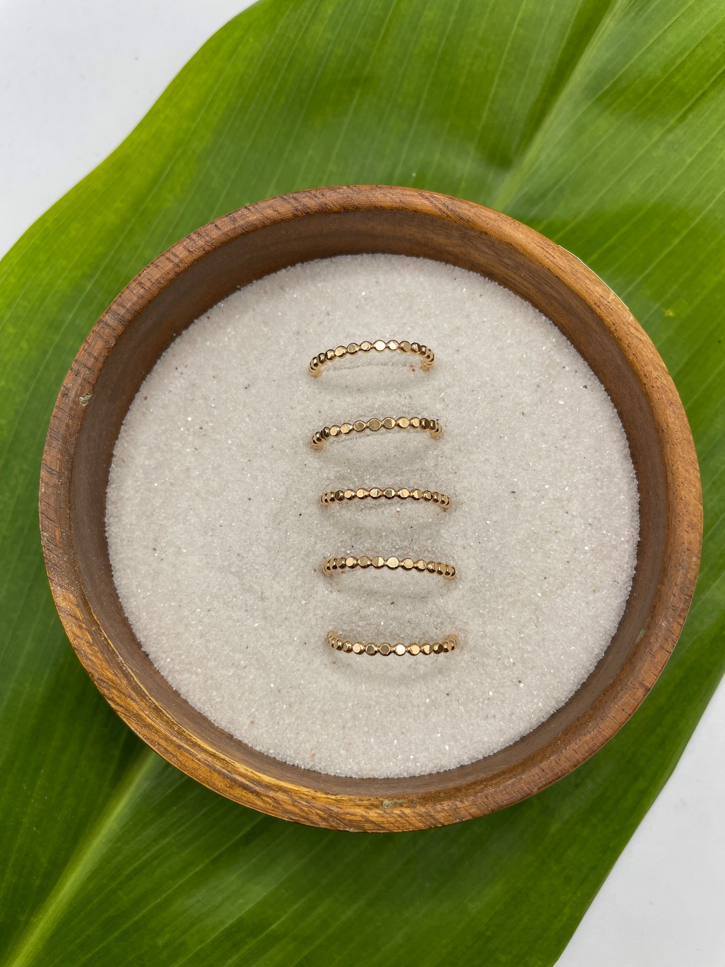 Disc stacking ring