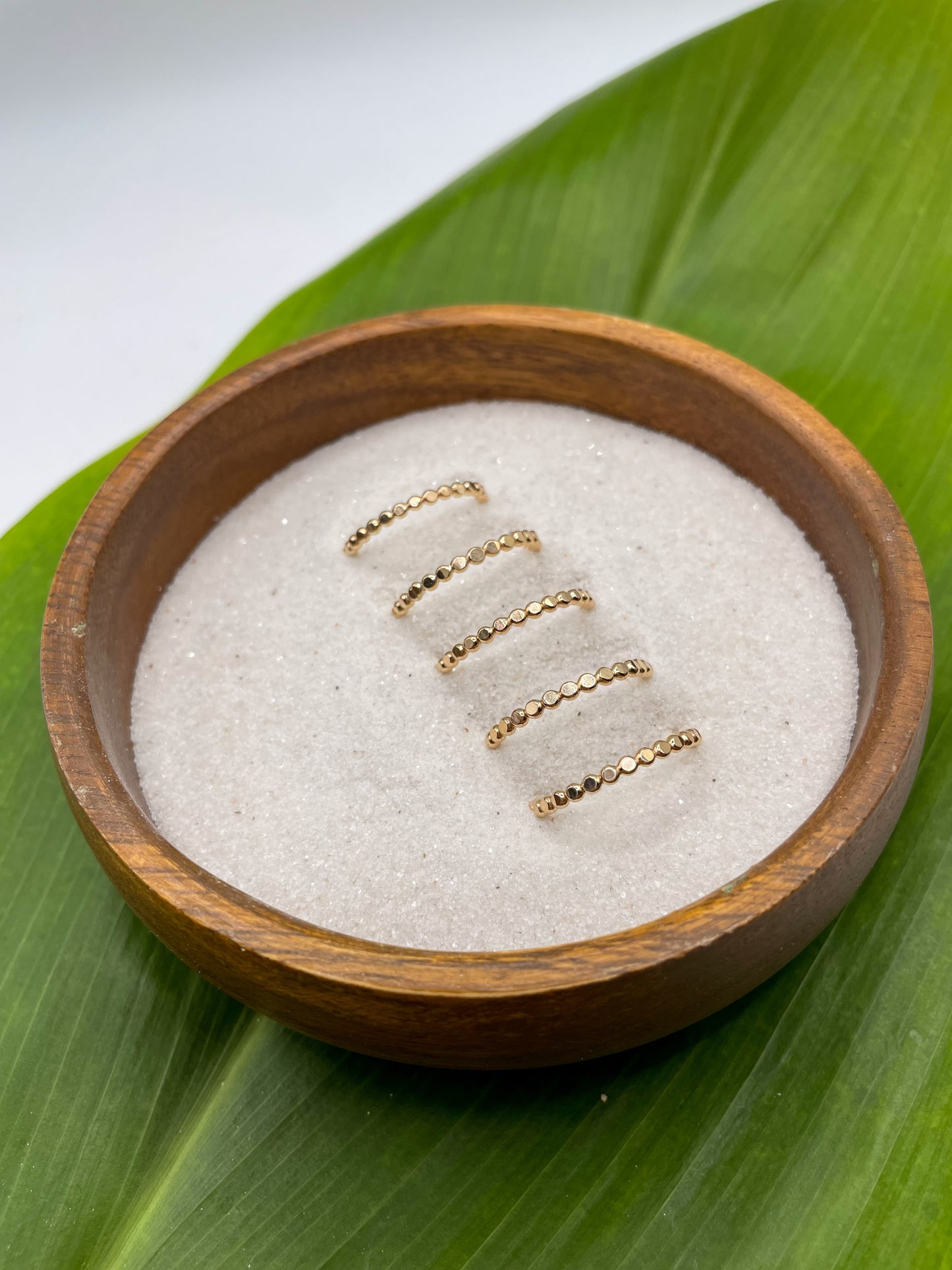 Disc stacking ring