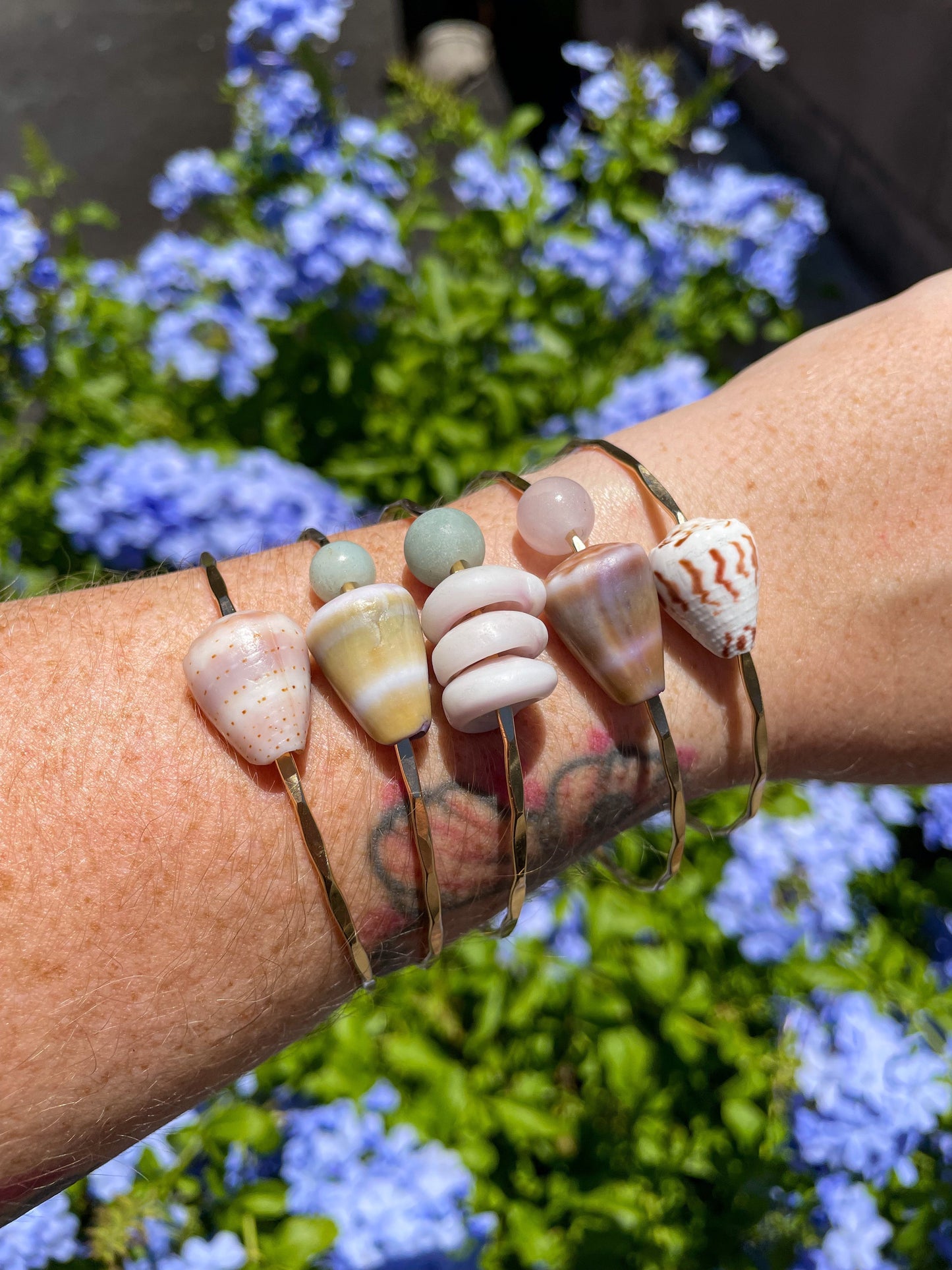 Triton Shell Bangle Sterling Silver