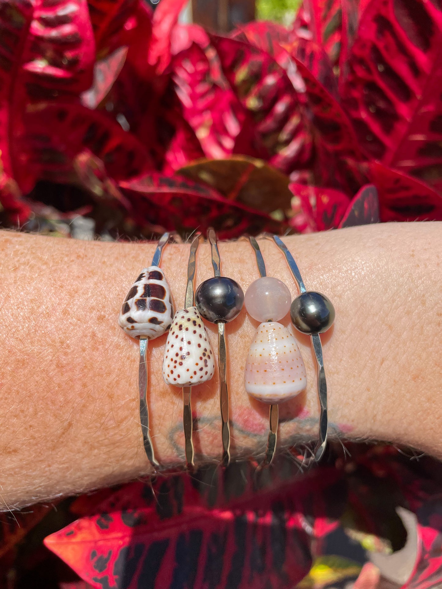 Dark Tahitian Pearl Bangle