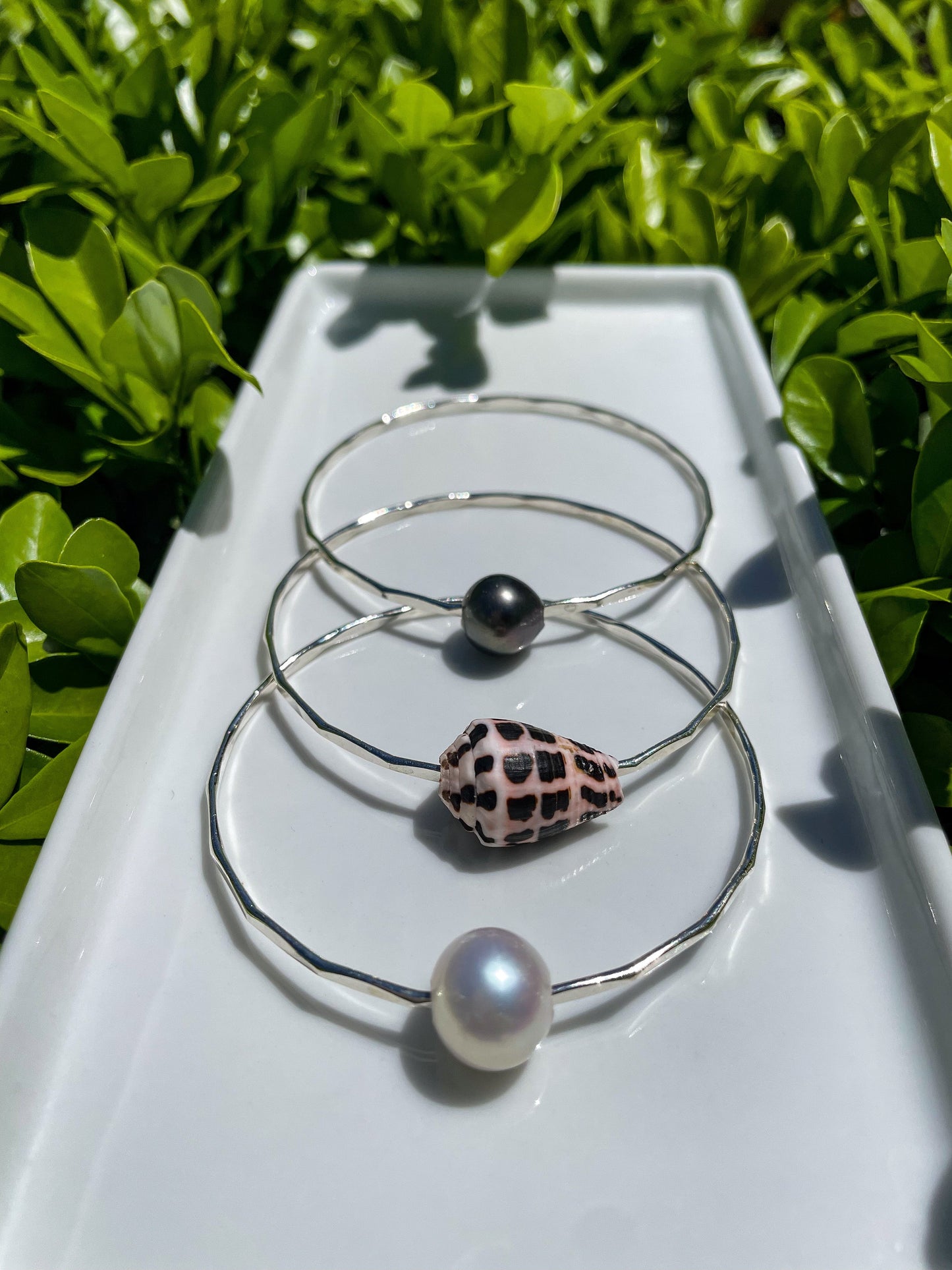 Chocolate Tahitian Pearl Bangle