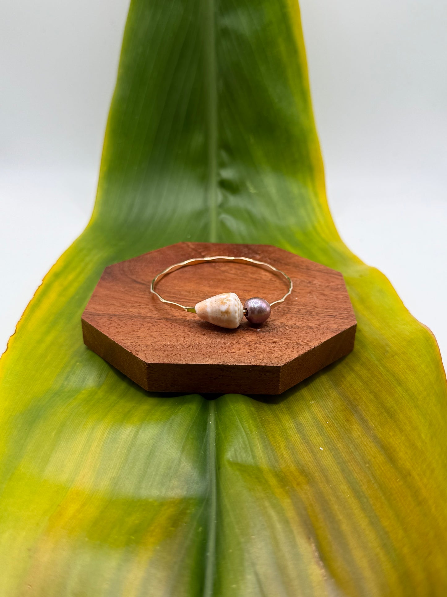 Tahitian Bangle Size 7" Gold Filled