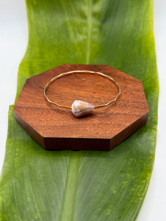 Fiji Bangle Size 7.5" Gold Filled