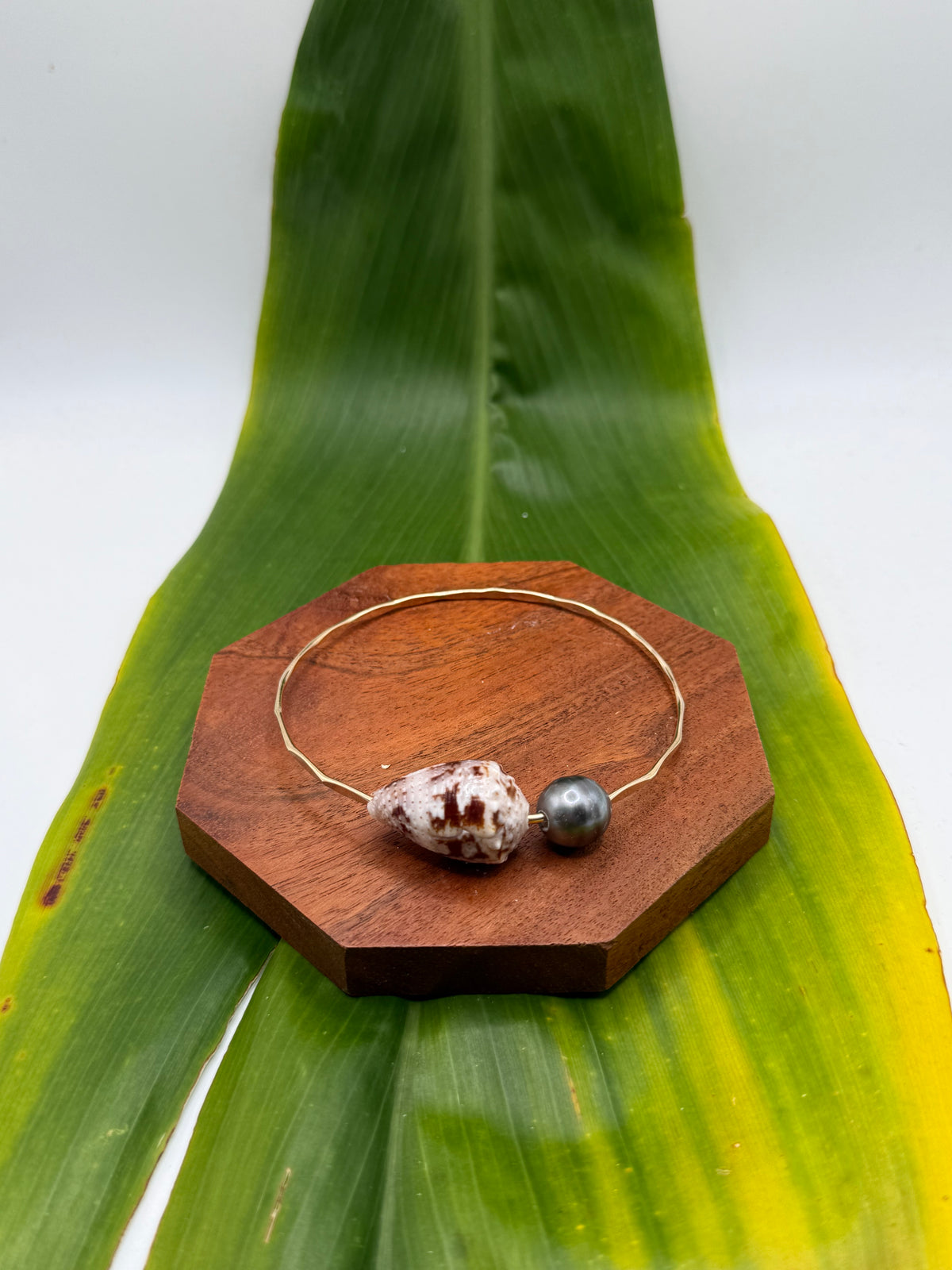 Tahitian Bangle Size 9” Gold Filled