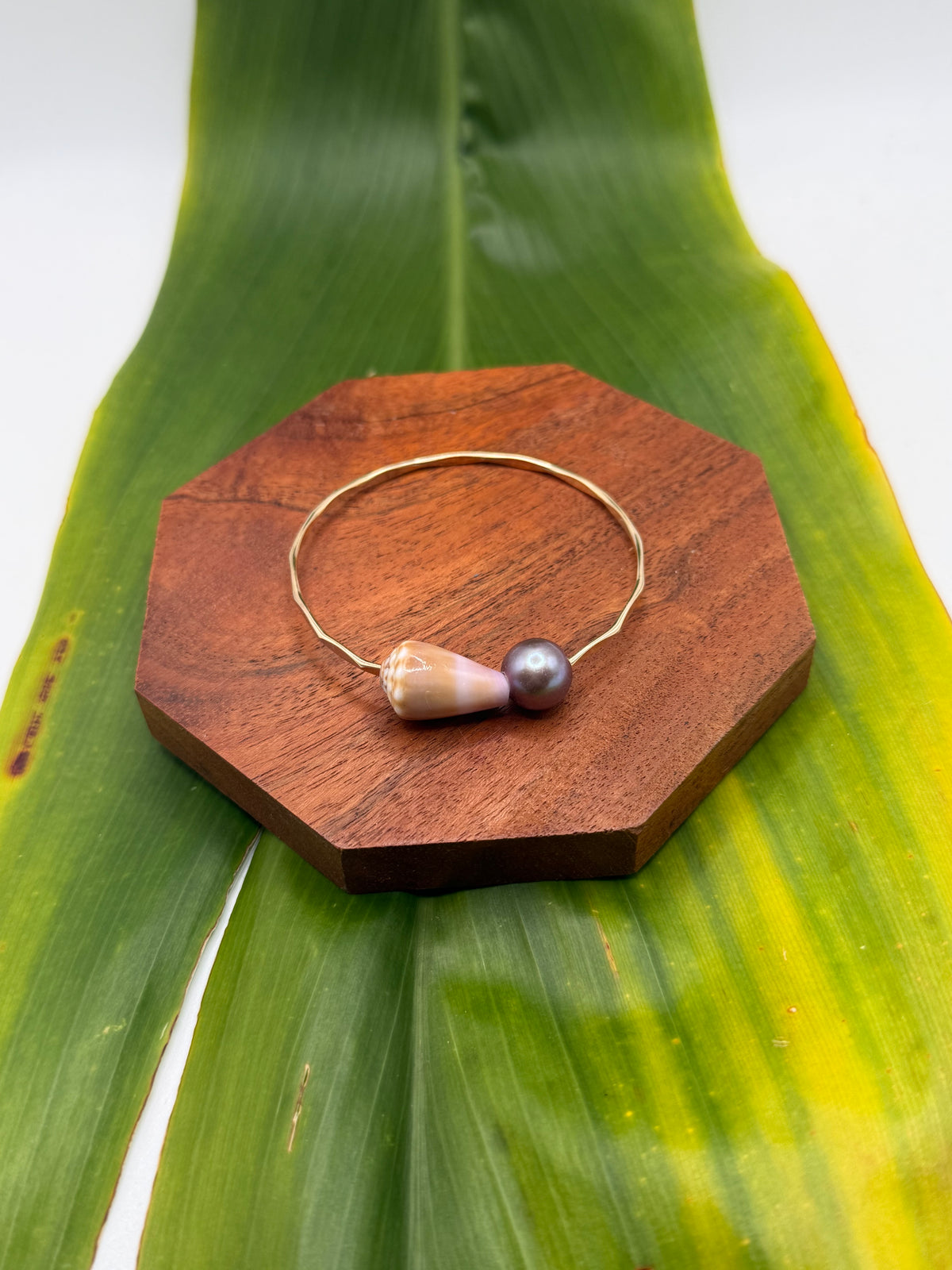 Tahitian Bangle Size 7" Gold Filled