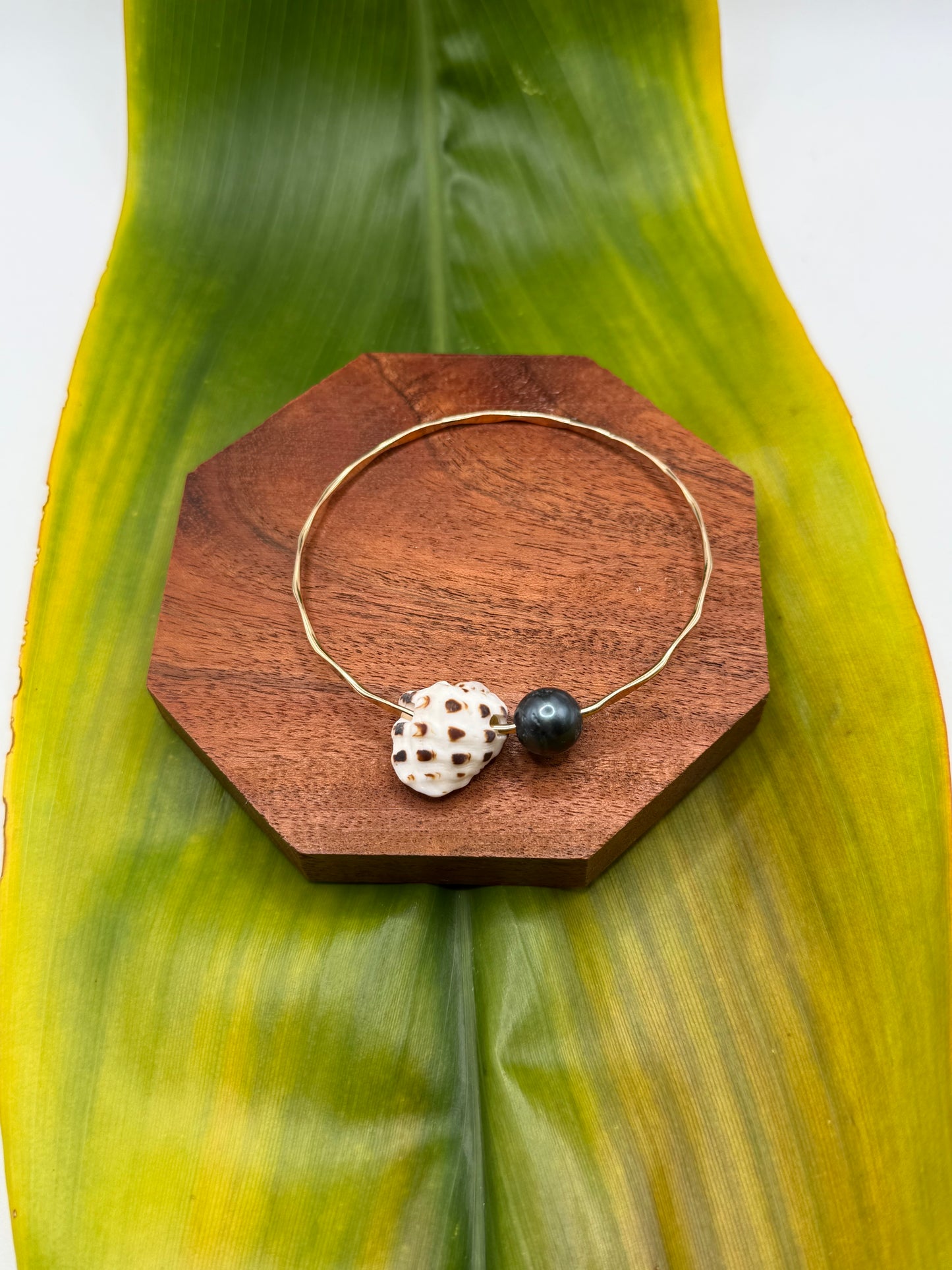 Tahitian Bangle Size 8.5" Gold Filled