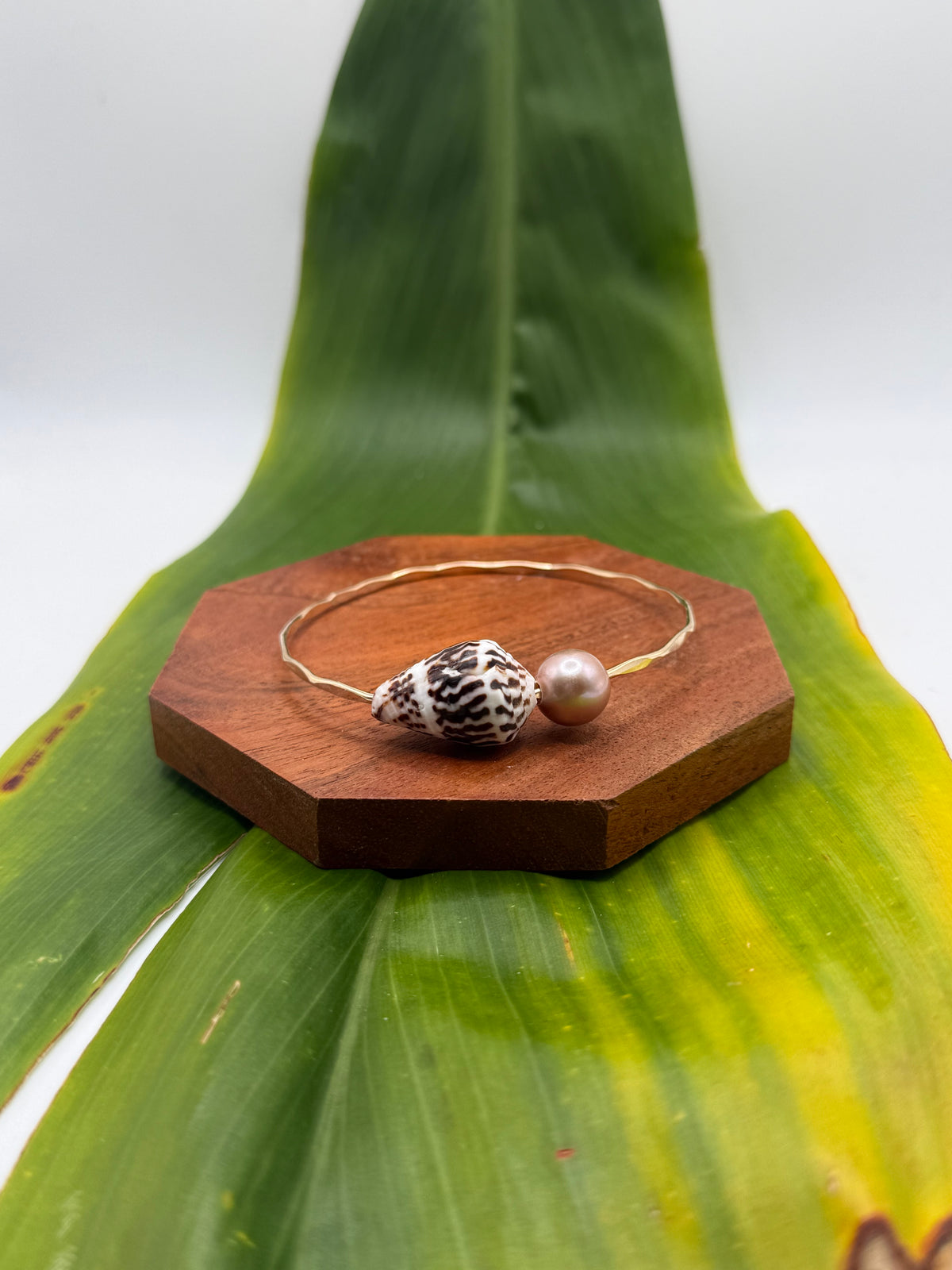 Tahitian Bangle Size 8.5” Gold Filled