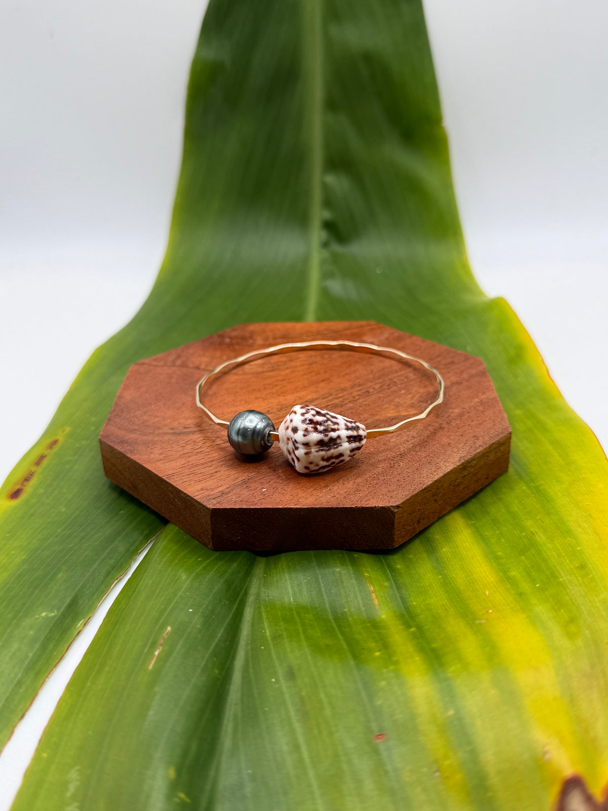 Tahitian Bangle Size 8" Gold Filled