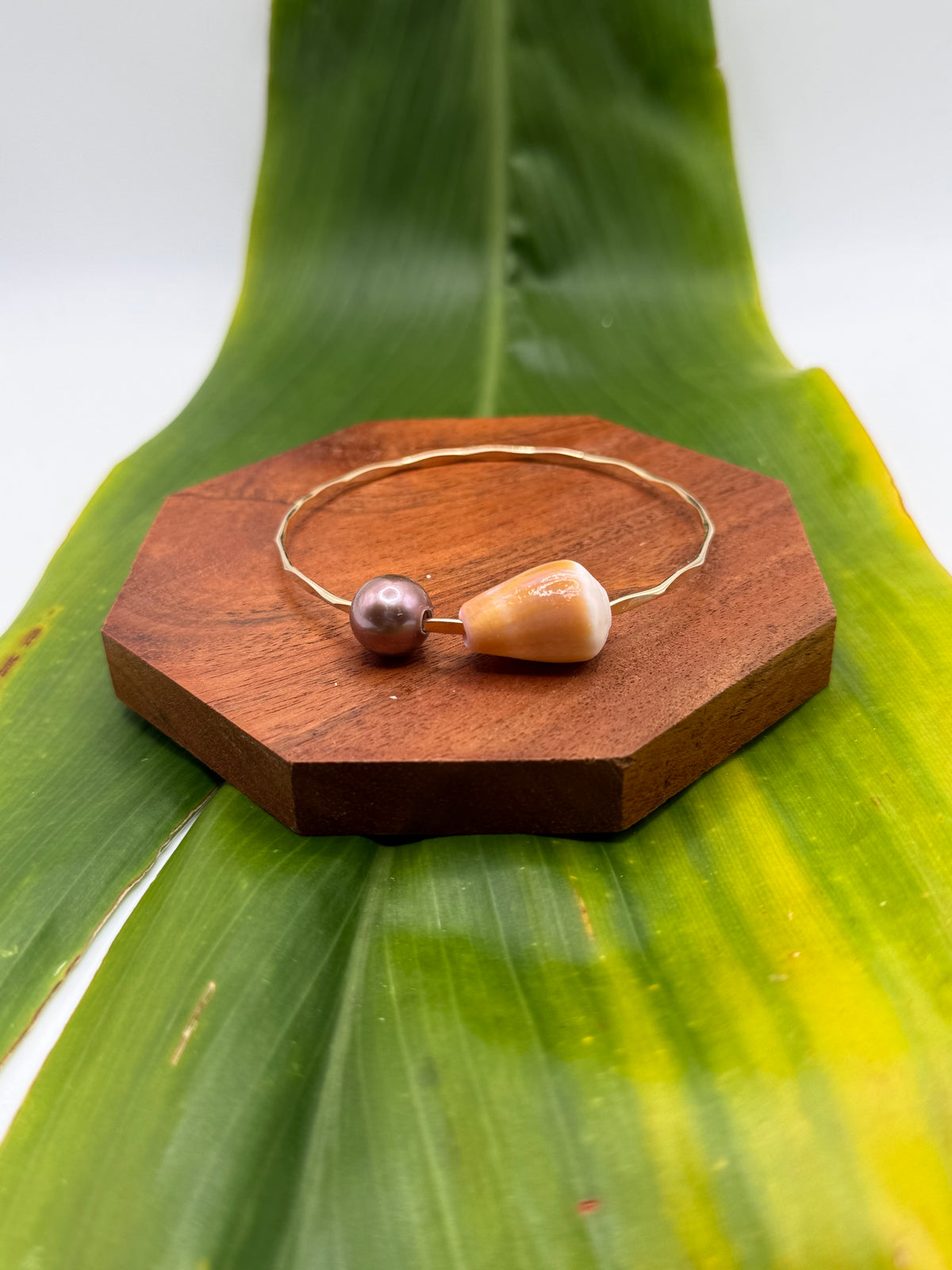 Tahitian Bangle Size 8" Gold Filled