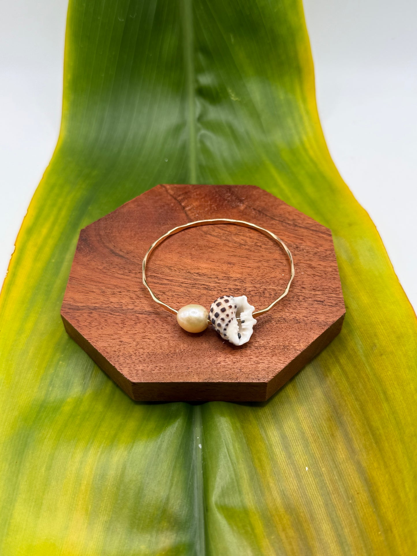 Tahitian Bangle Size 7" Gold Filled