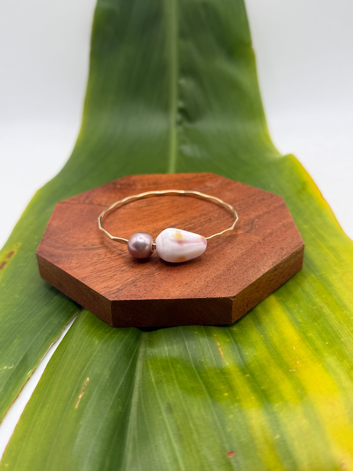Tahitian Bangle Size 7" Gold Filled