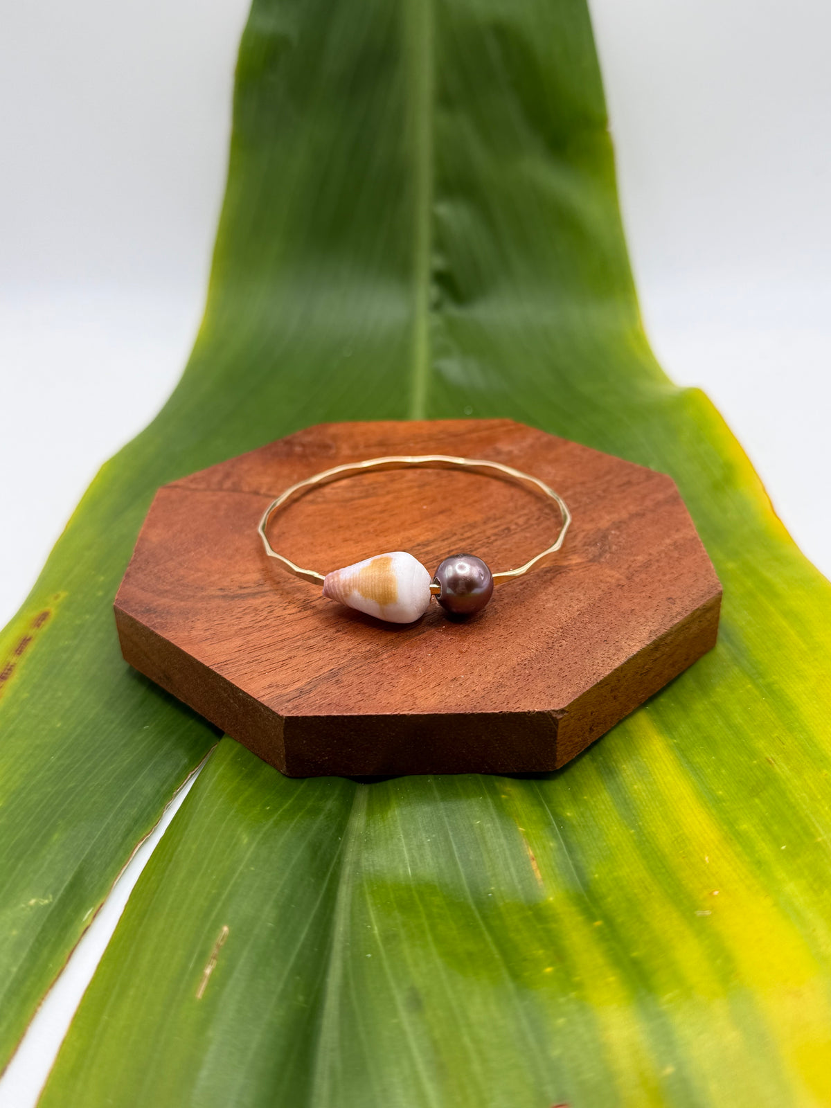 Tahitian Bangle Size 7" Gold Filled