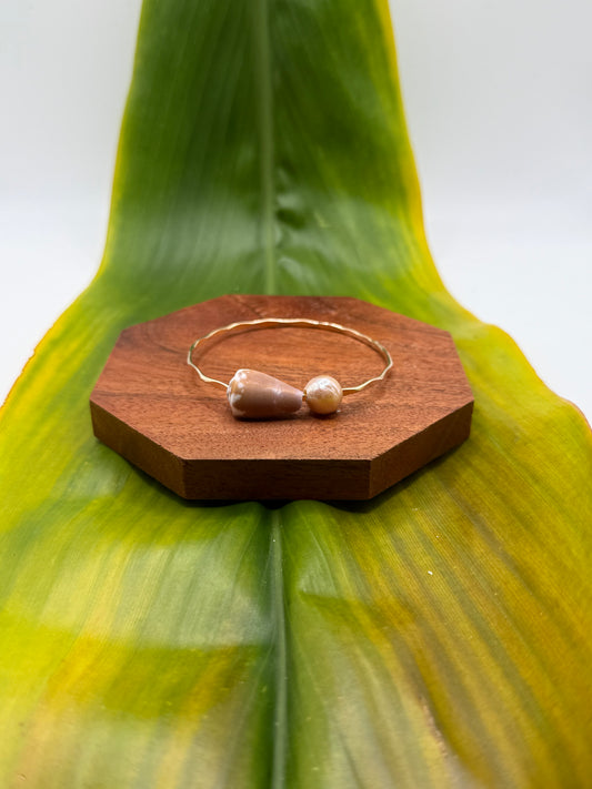 Tahitian Bangle Size 7" Gold Filled