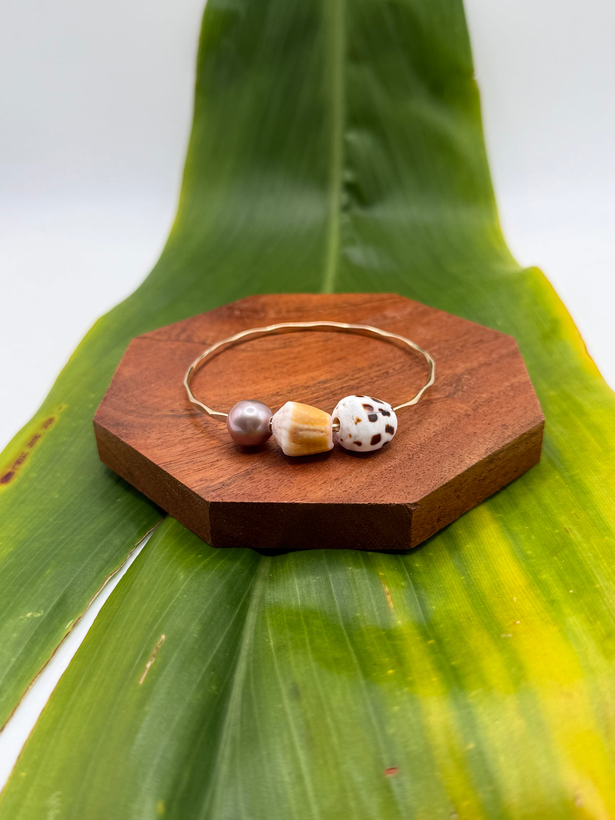 Tahitian Bangle Size 7.5" Gold Filled