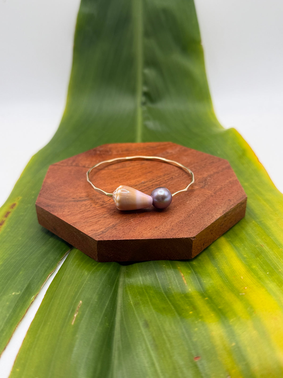 Tahitian Bangle Size 7" Gold Filled