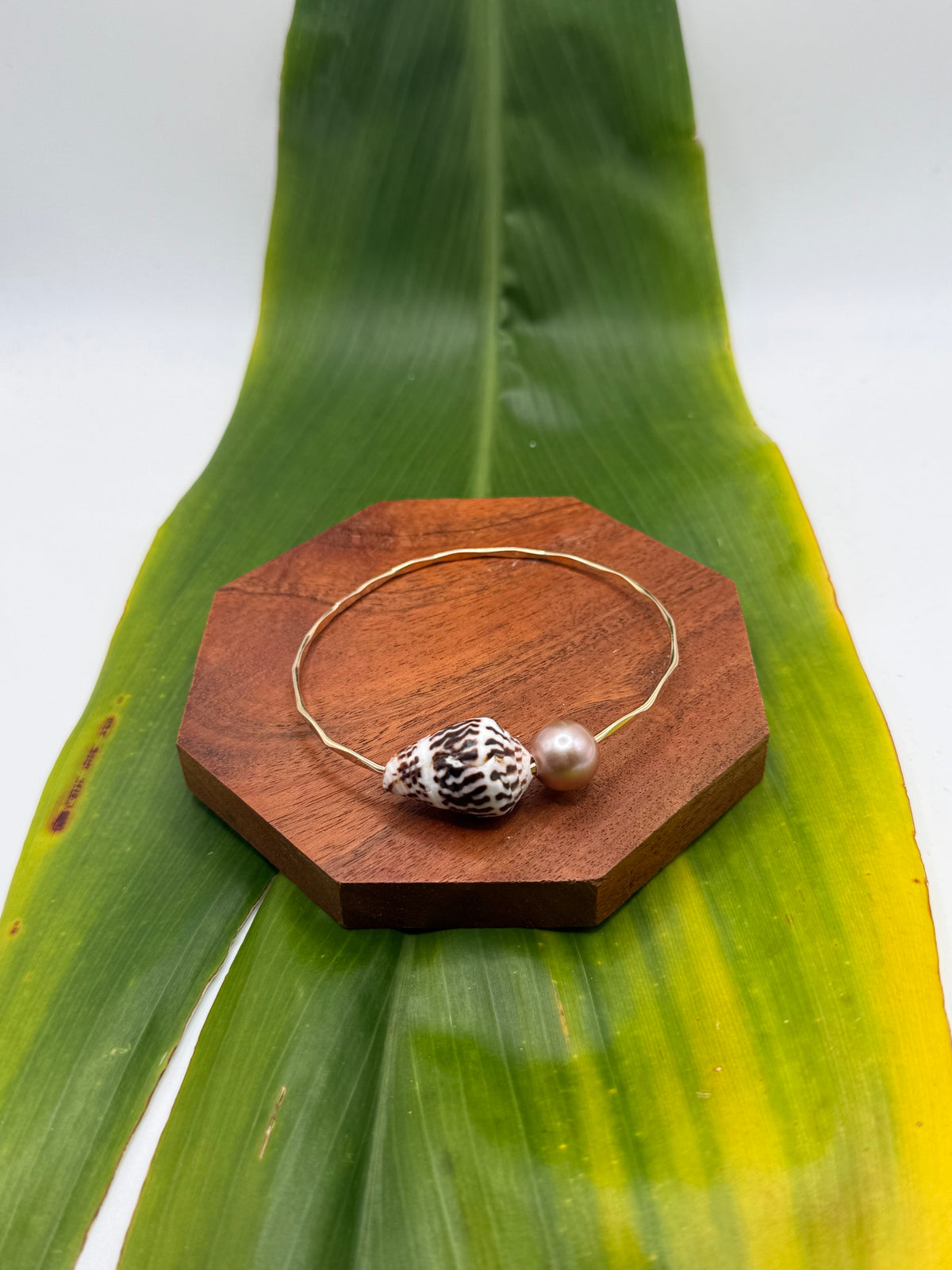 Tahitian Bangle Size 8.5” Gold Filled