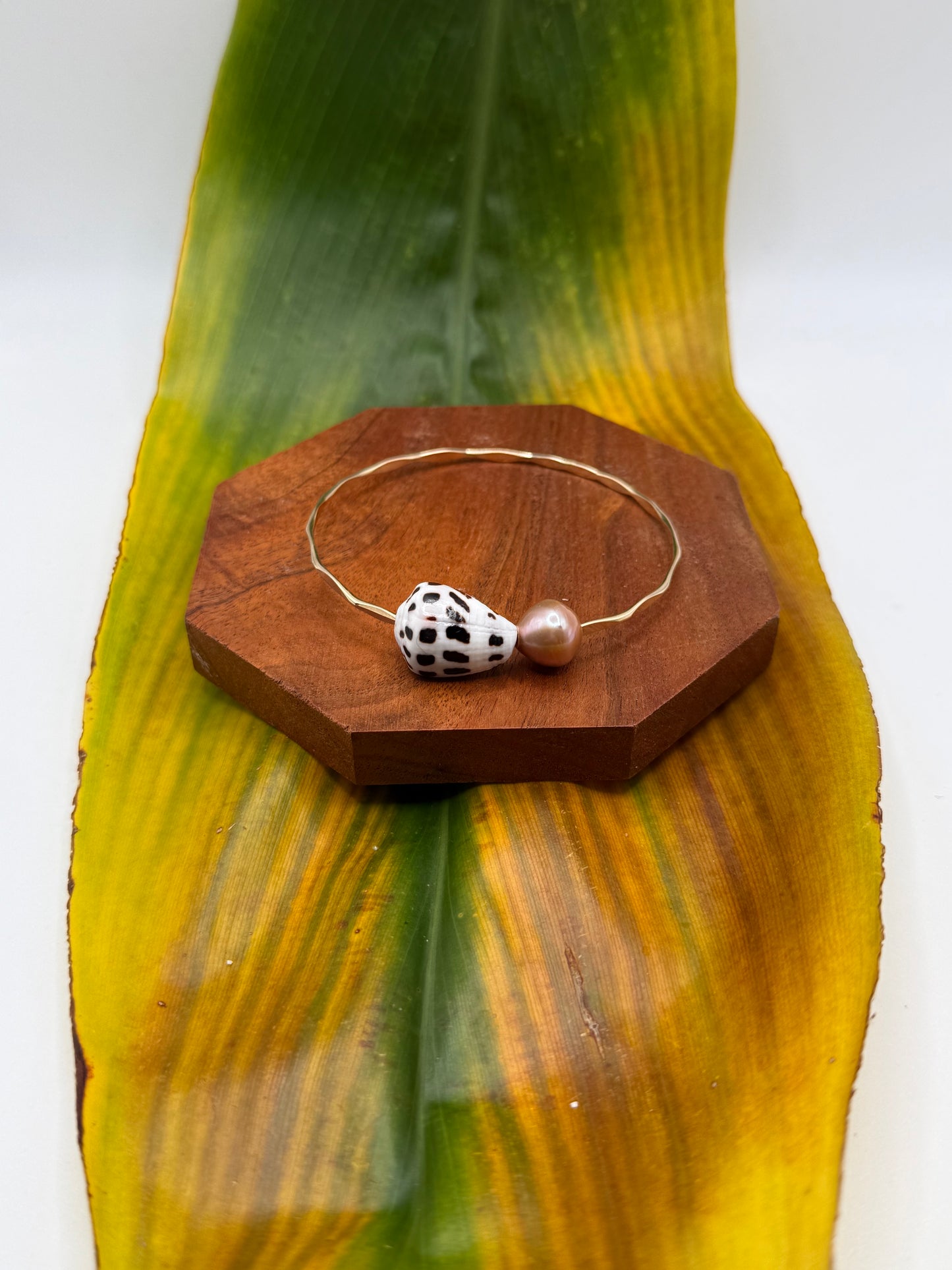 Tahitian Bangle Size 8" Gold Filled