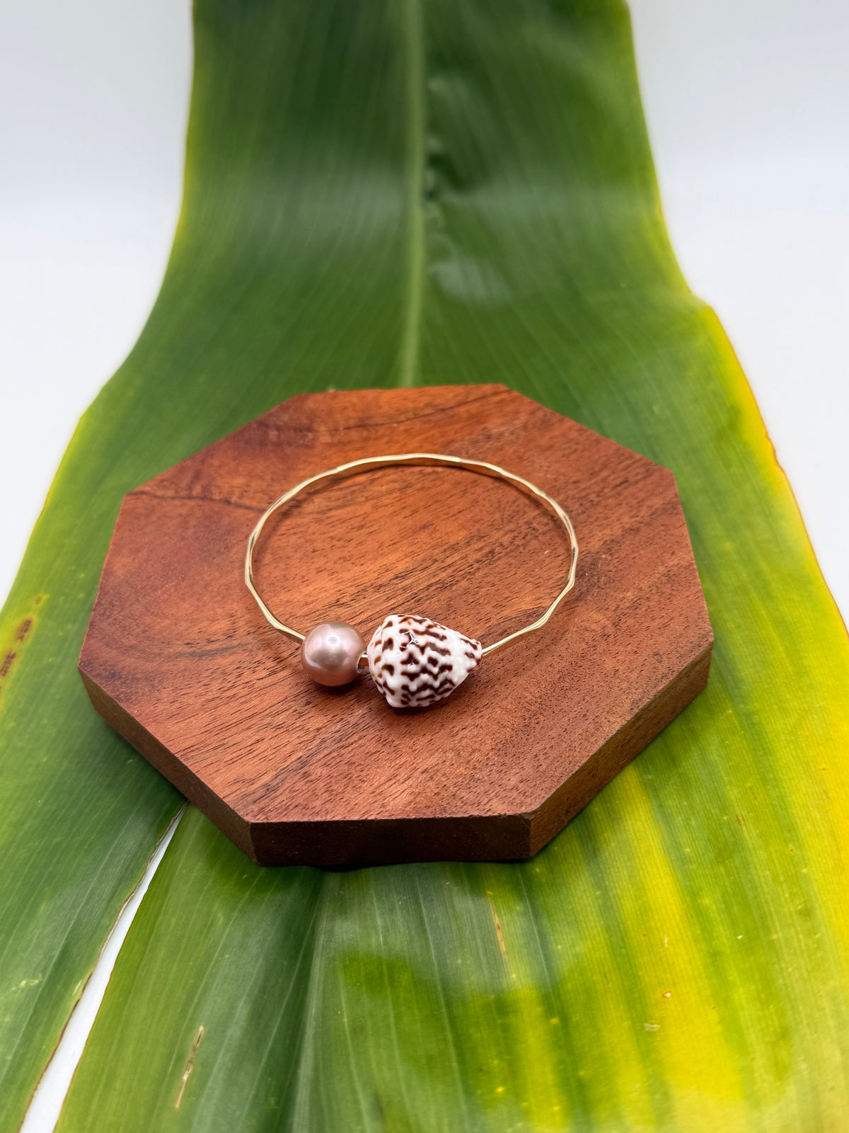 Tahitian Bangle Size 7" Gold Filled