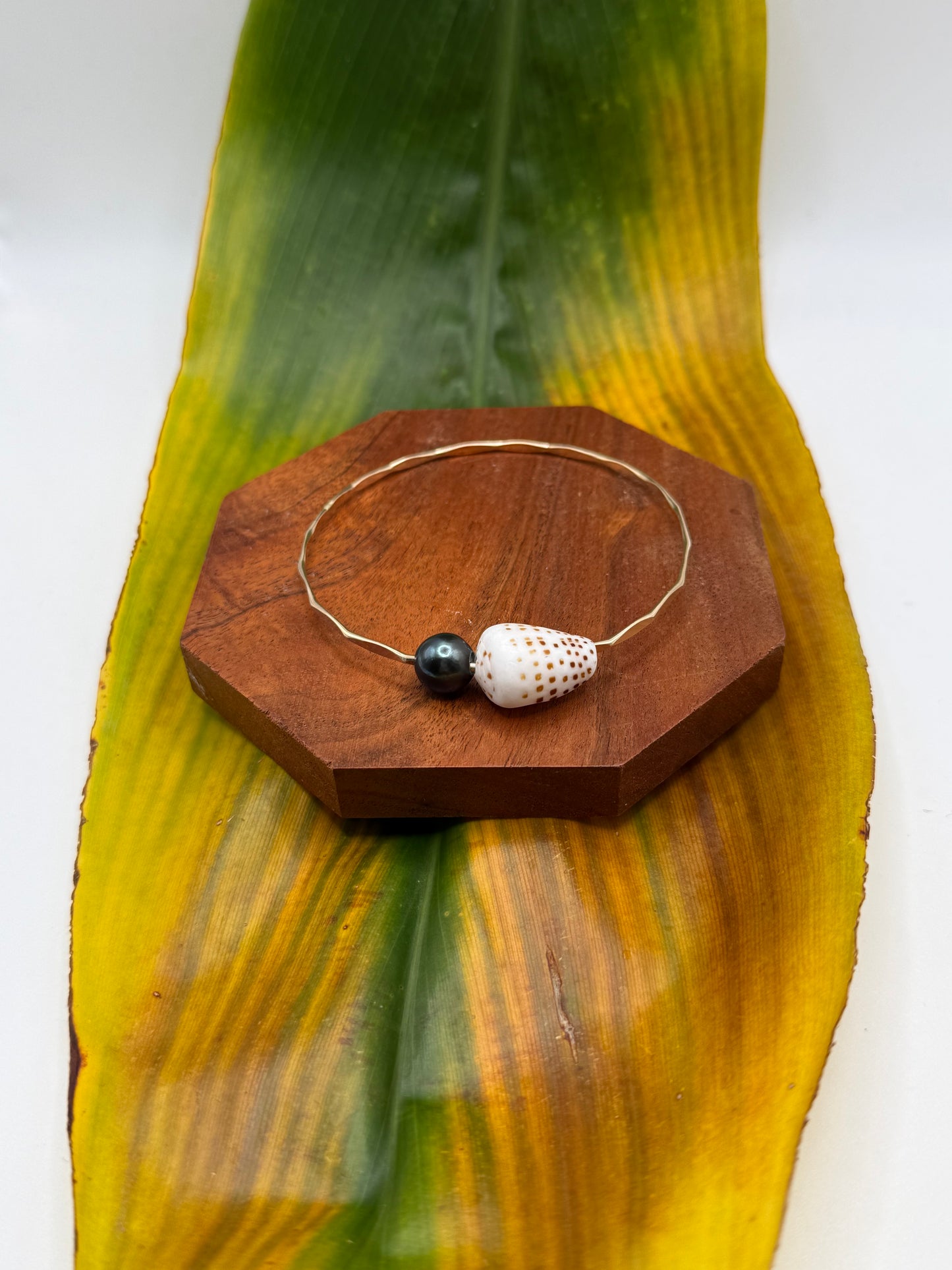 Fiji Bangle Size 8.5" Gold Filled