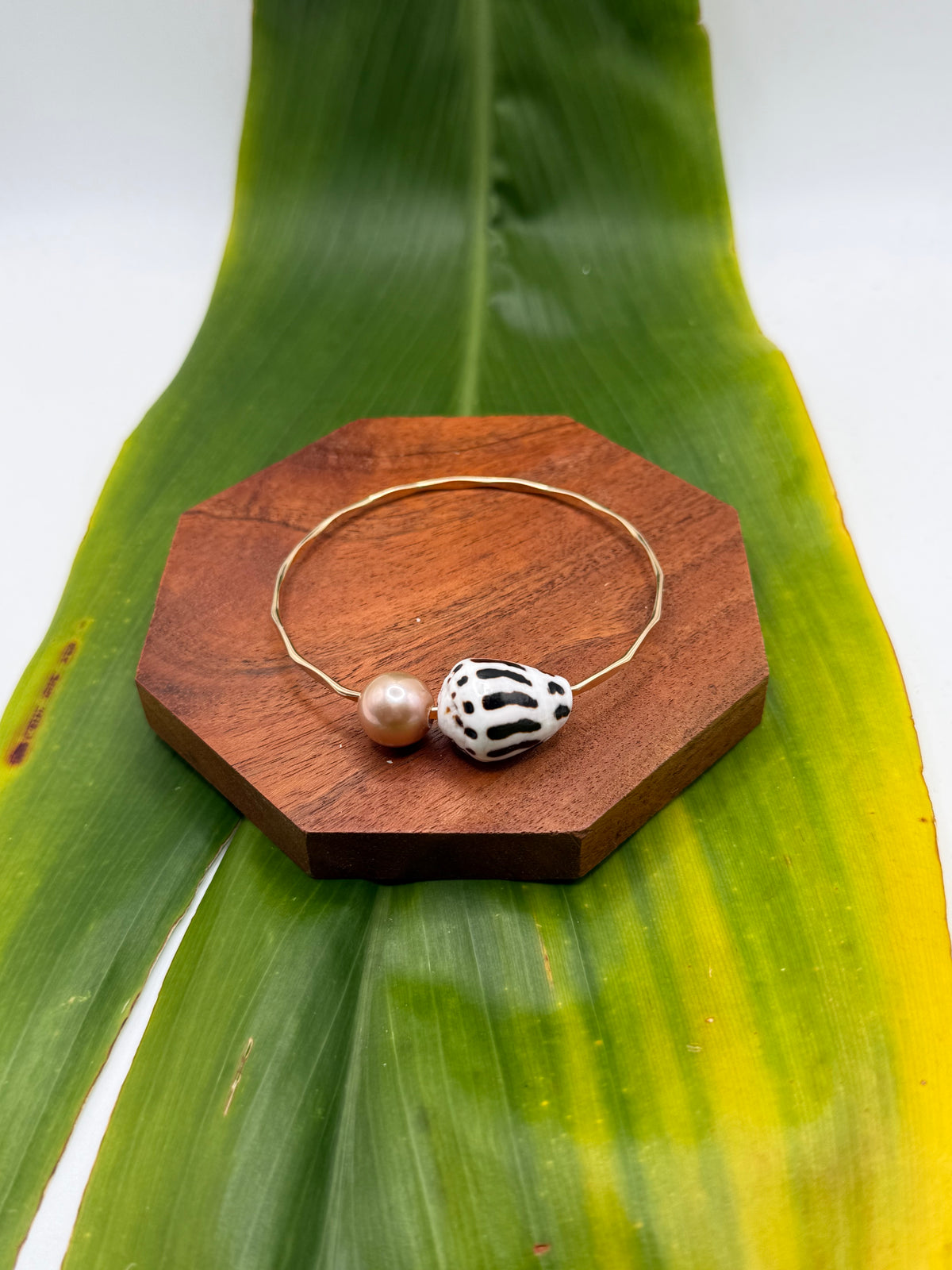 Tahitian Bangle Size 8" Gold Filled