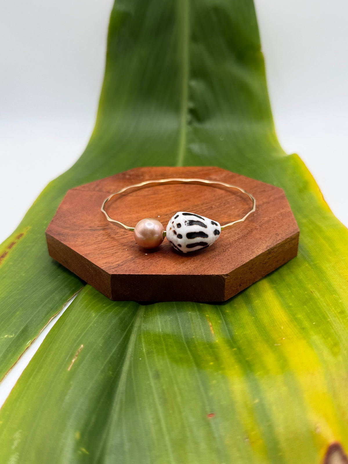 Tahitian Bangle Size 8" Gold Filled