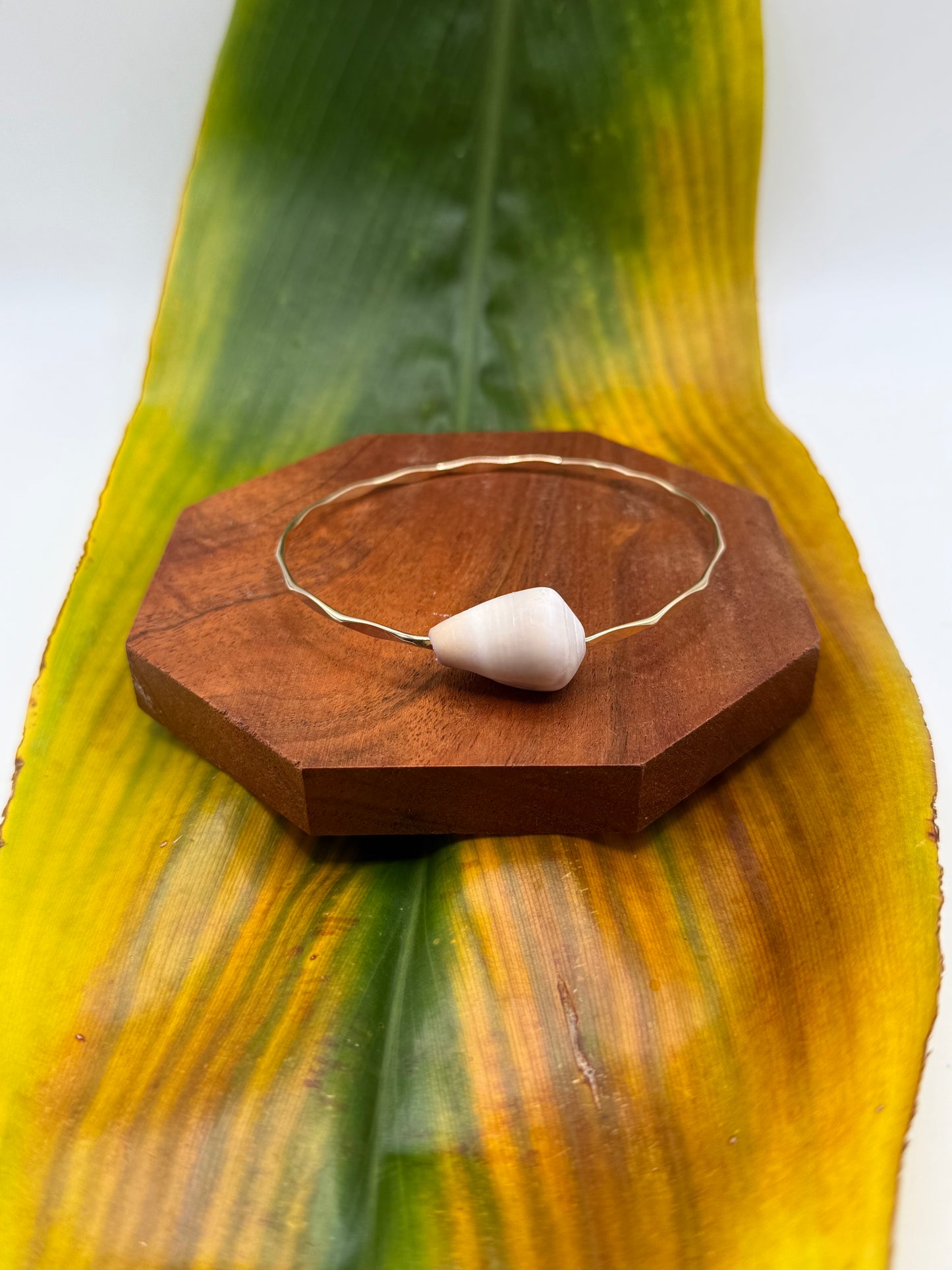 Fiji Bangle Size 8.5" Gold Filled