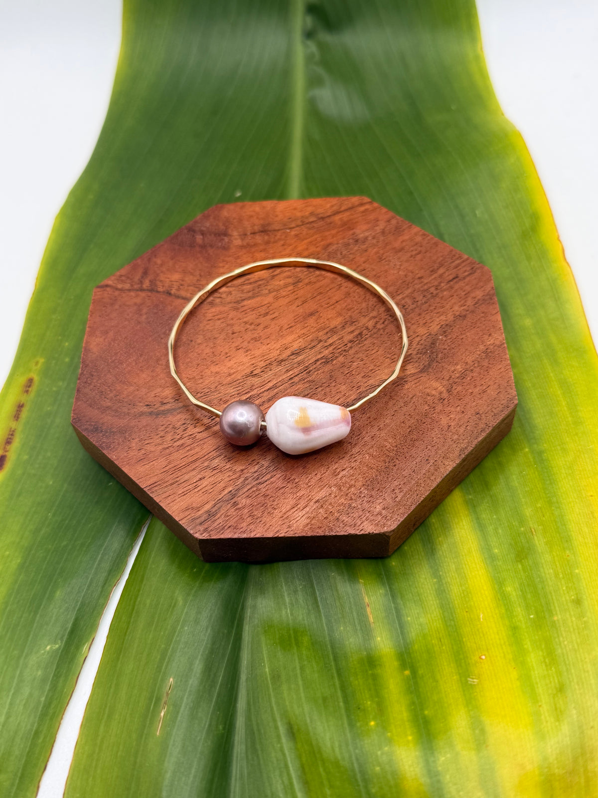 Tahitian Bangle Size 7" Gold Filled