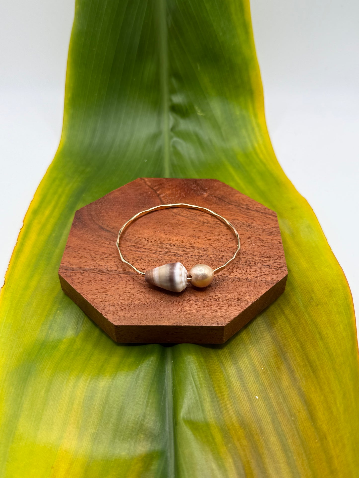 Tahitian Bangle Size 7" Gold Filled