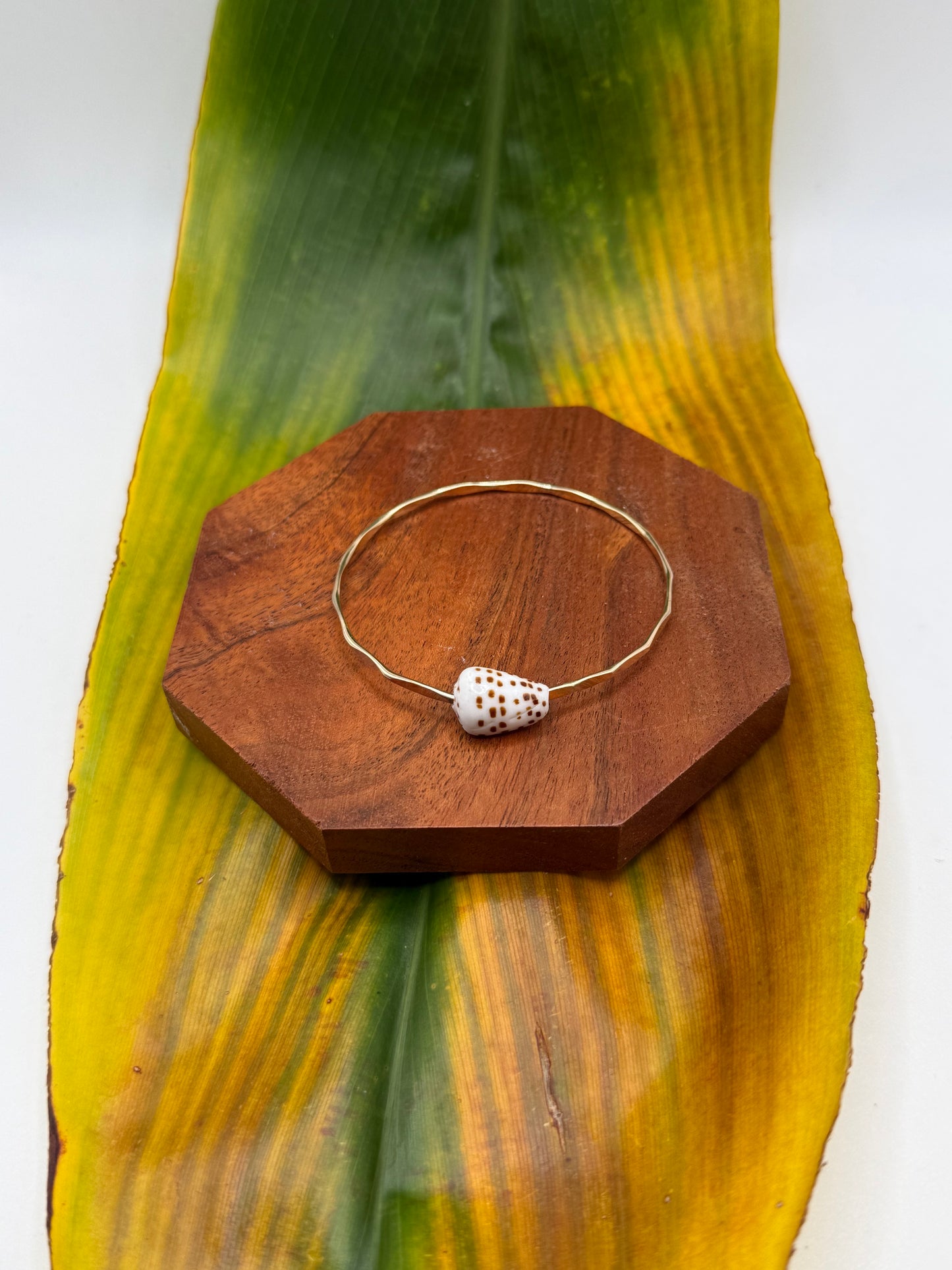 Fiji Bangle Size 7" Gold Filled