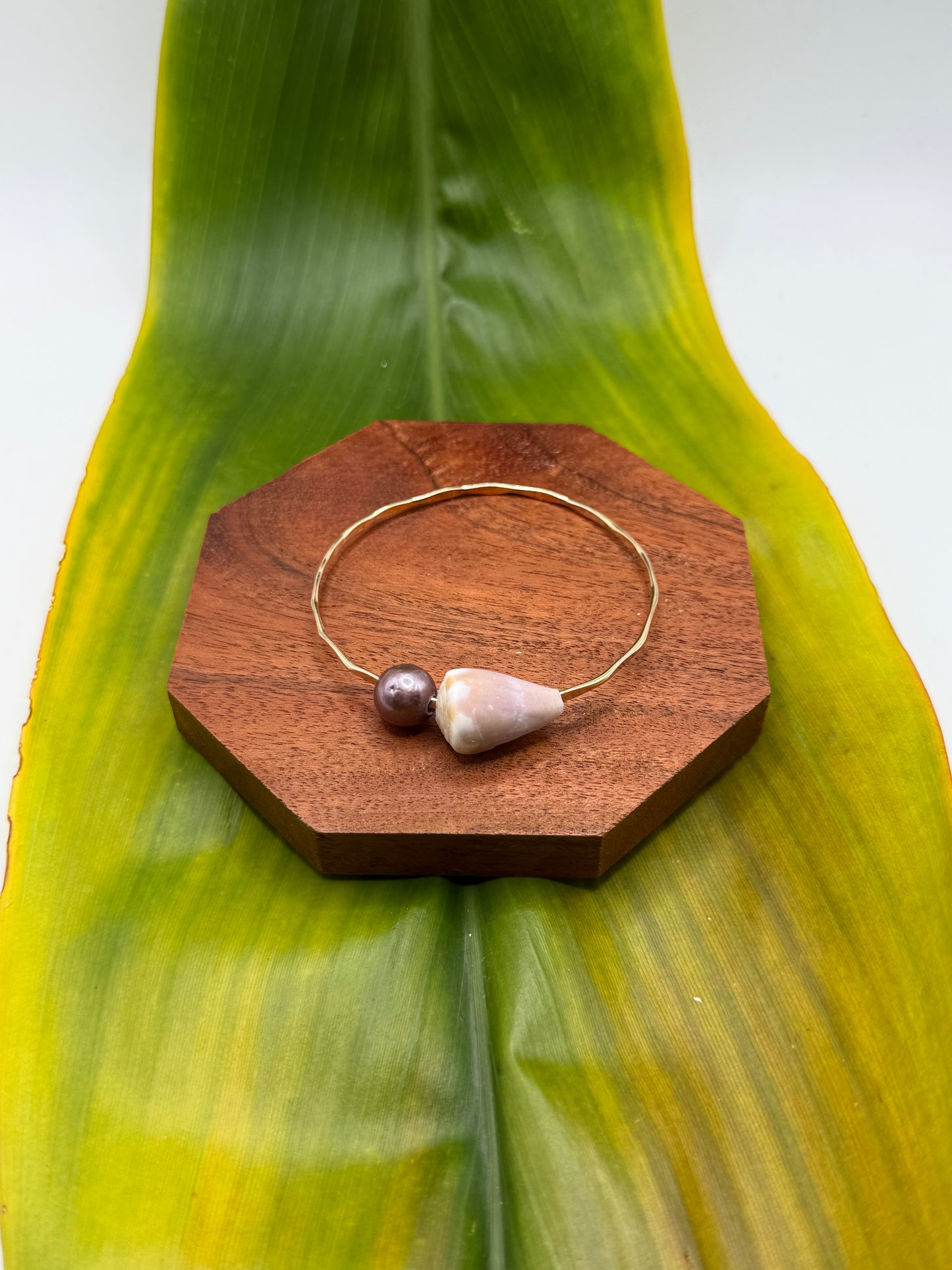 Tahitian Bangle Size 7.5" Gold Filled