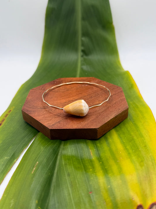 Tahitian Bangle Size 8.5” Gold Filled