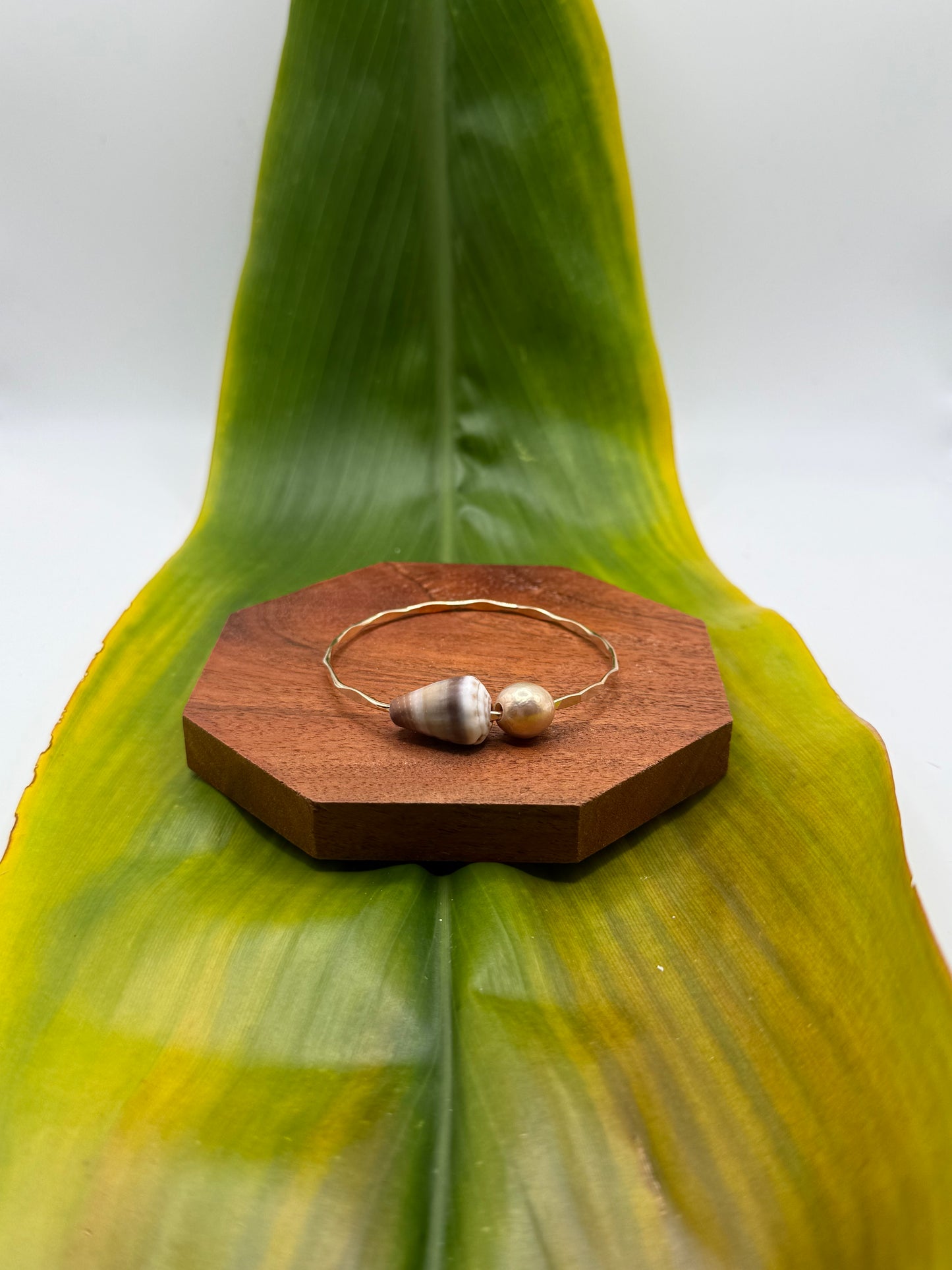 Tahitian Bangle Size 7" Gold Filled