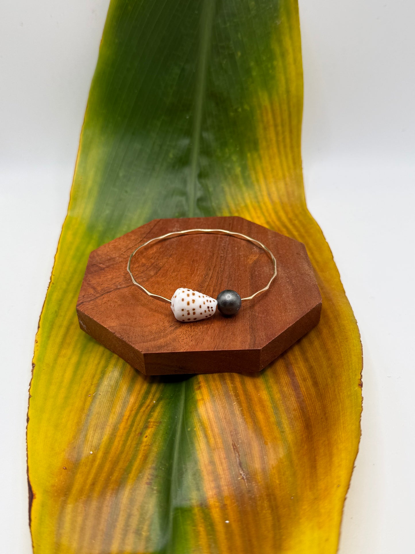 Fiji Bangle Size 8" Gold Filled