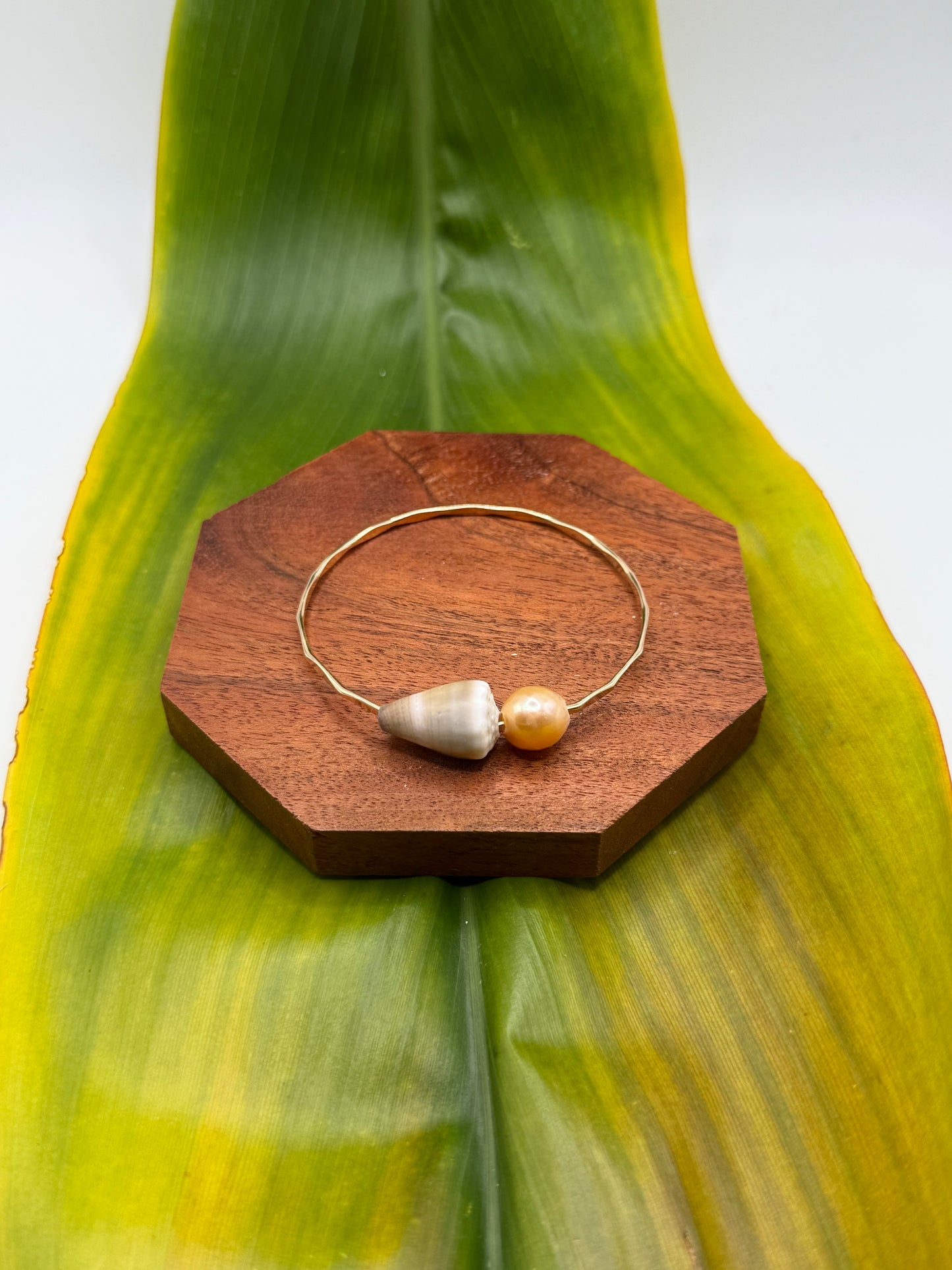 Tahitian Bangle Size 7.5" Gold Filled