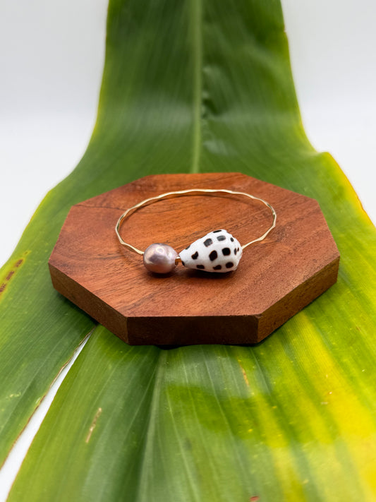 Tahitian Bangle Size 7.5" Gold Filled