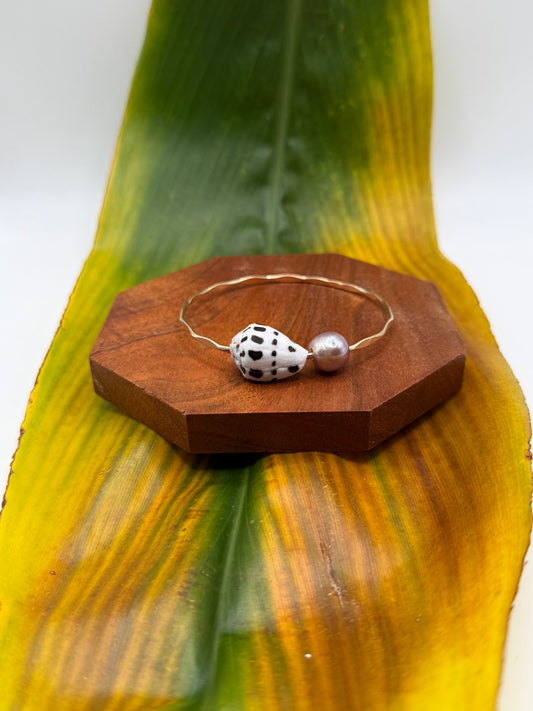 Tahitian Bangle Size 7.5" Gold Filled