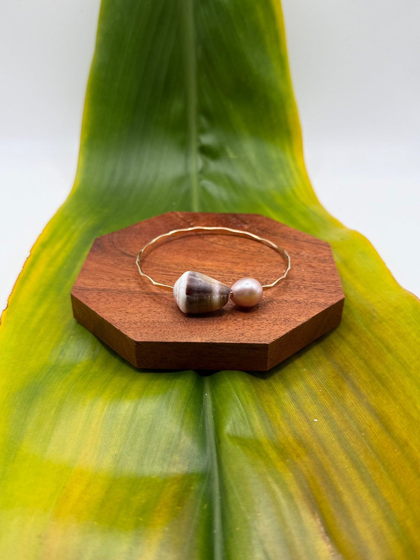 Tahitian Bangle Size 7.5" Gold Filled