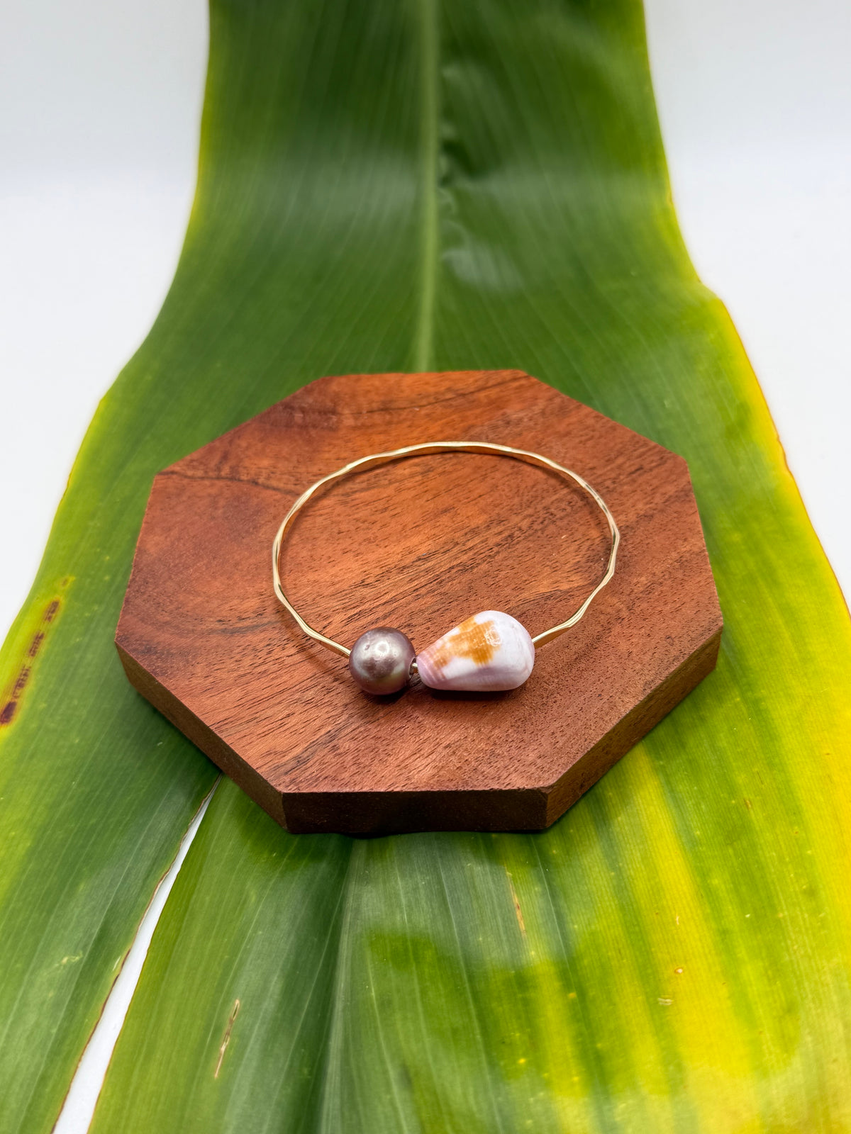 Tahitian Bangle Size 7.5" Gold Filled