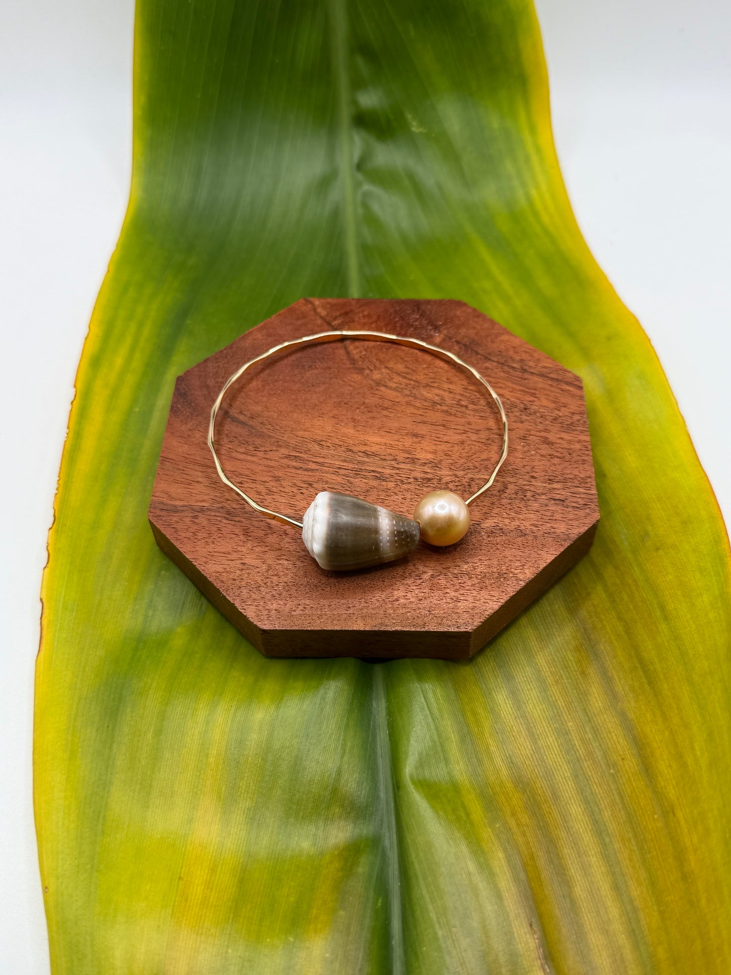 Tahitian Bangle Size 8.5" Gold Filled