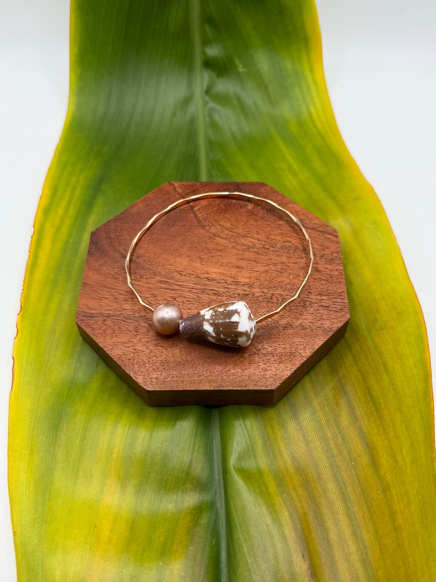 Tahitian Bangle Size 9" Gold Filled