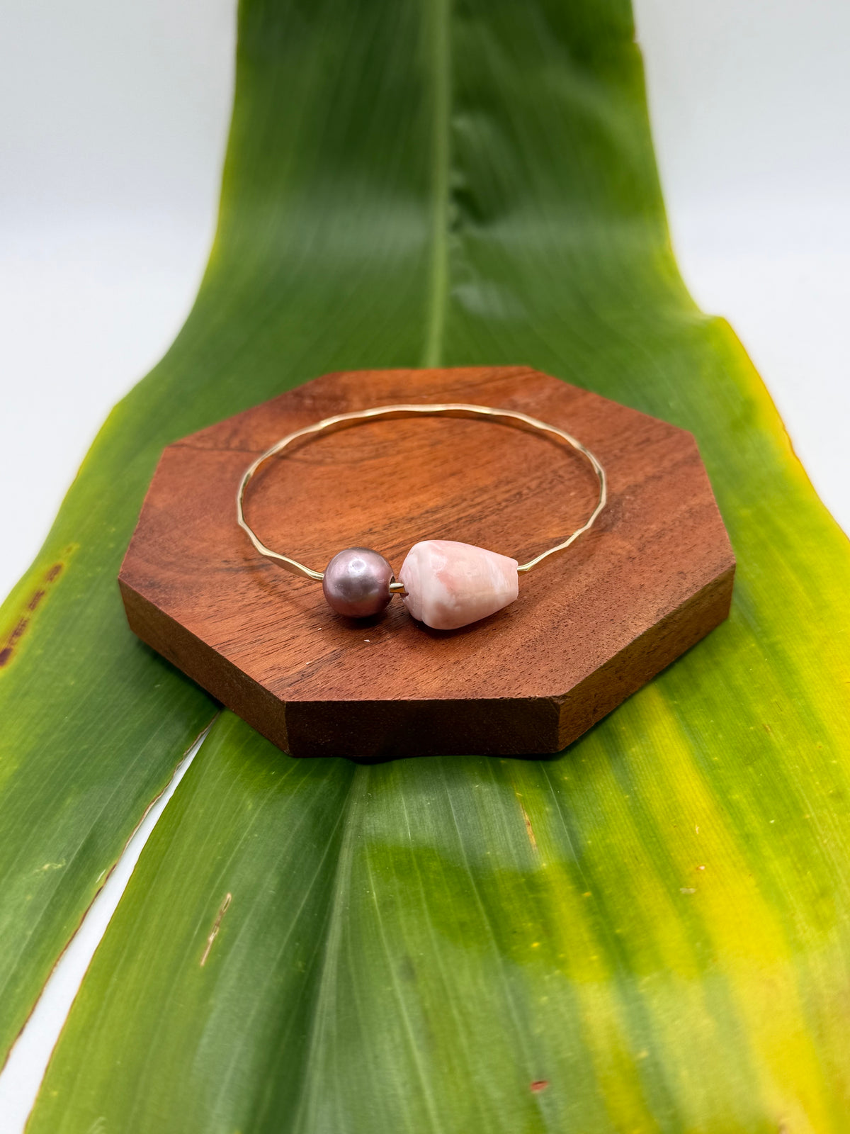 Tahitian Bangle Size 8" Gold Filled