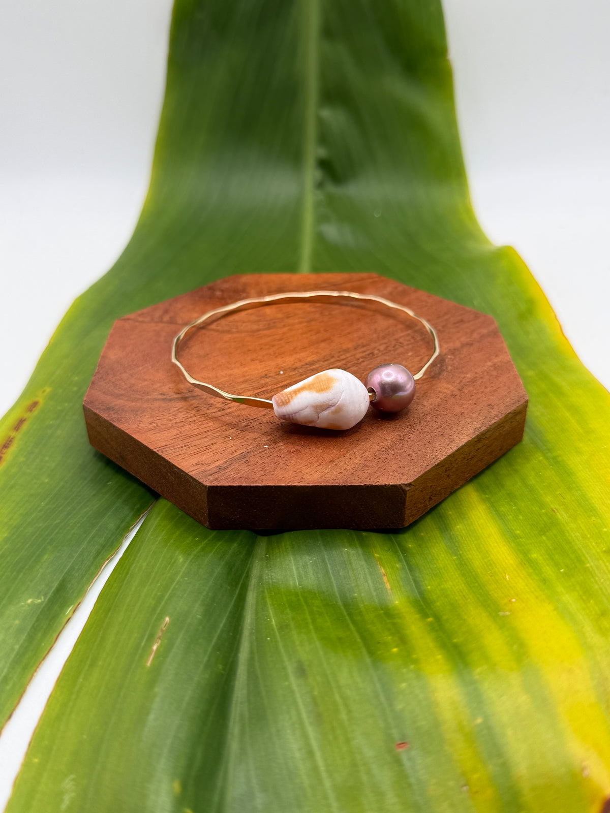 Tahitian Bangle Size 8" Gold Filled