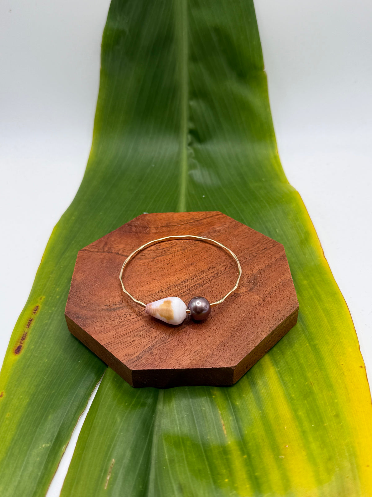 Tahitian Bangle Size 7" Gold Filled